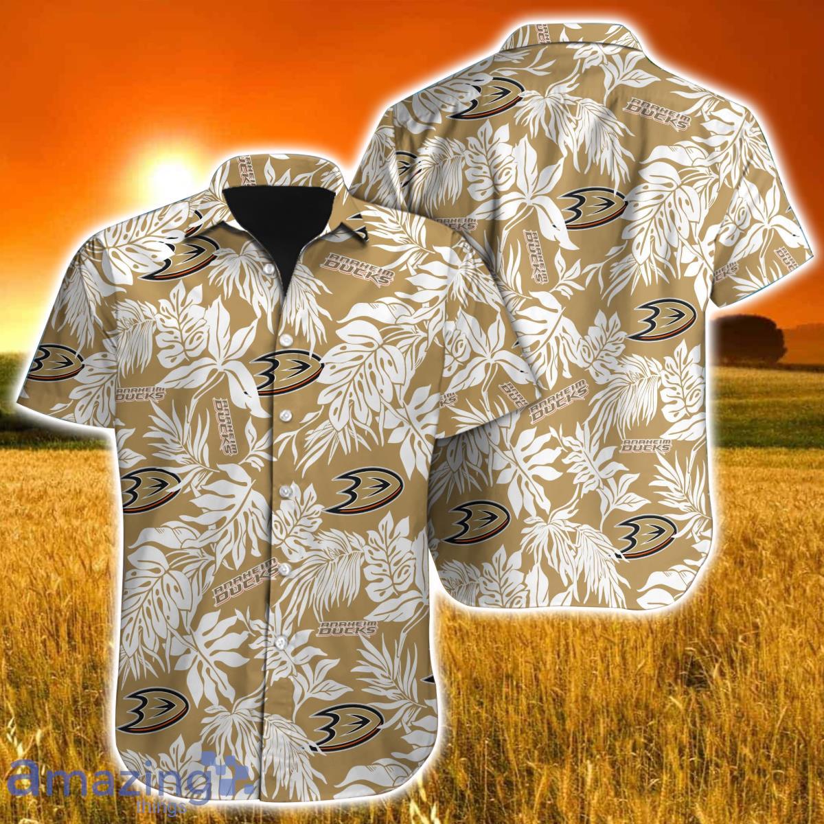 Anaheim Ducks NHL Hawaiian Shirt For Men And Women Fans Product Photo 1 Anaheim Ducks NHL Hawaiian Shirt For Men And Women Fans Product Photo 1