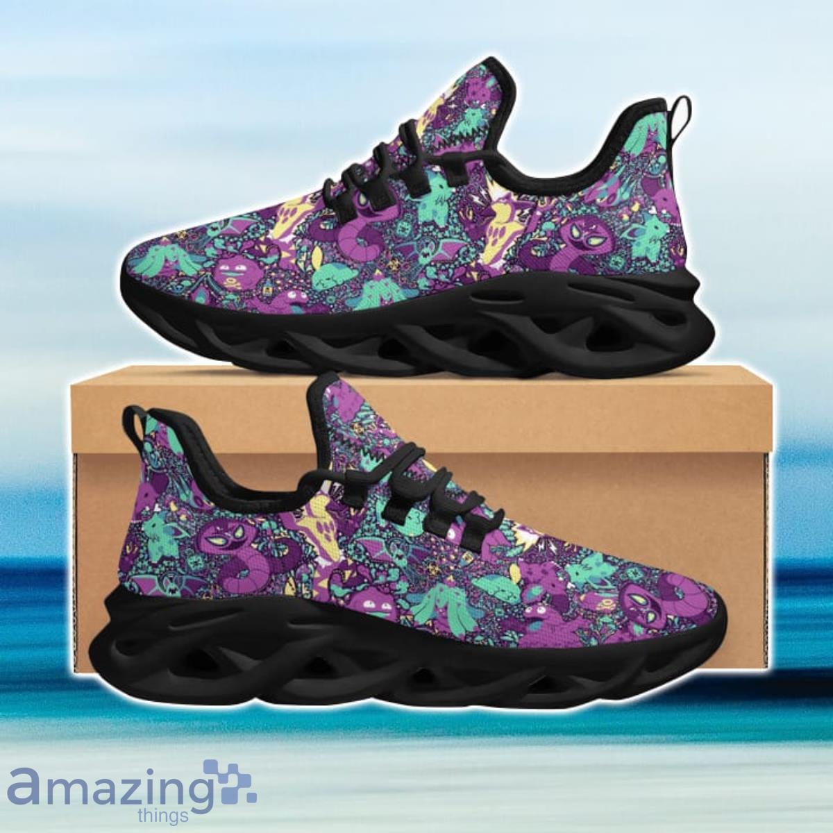 Arbok Pokemon Floral Max Soul Shoes Sneaker For Men Women Product Photo 1
