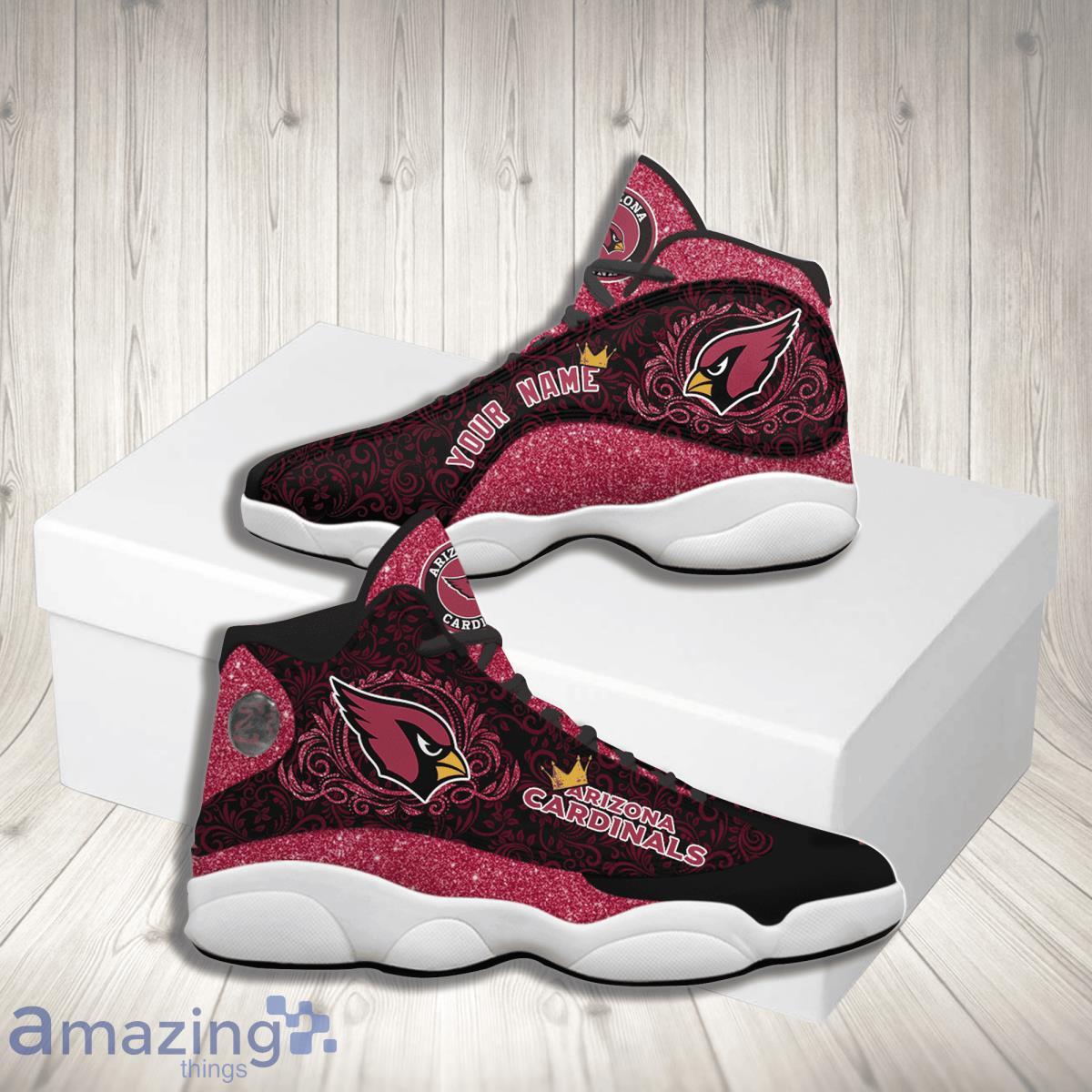 Personalized Arizona Cardinals Nfl Custom Air Jordan 13 Shoes