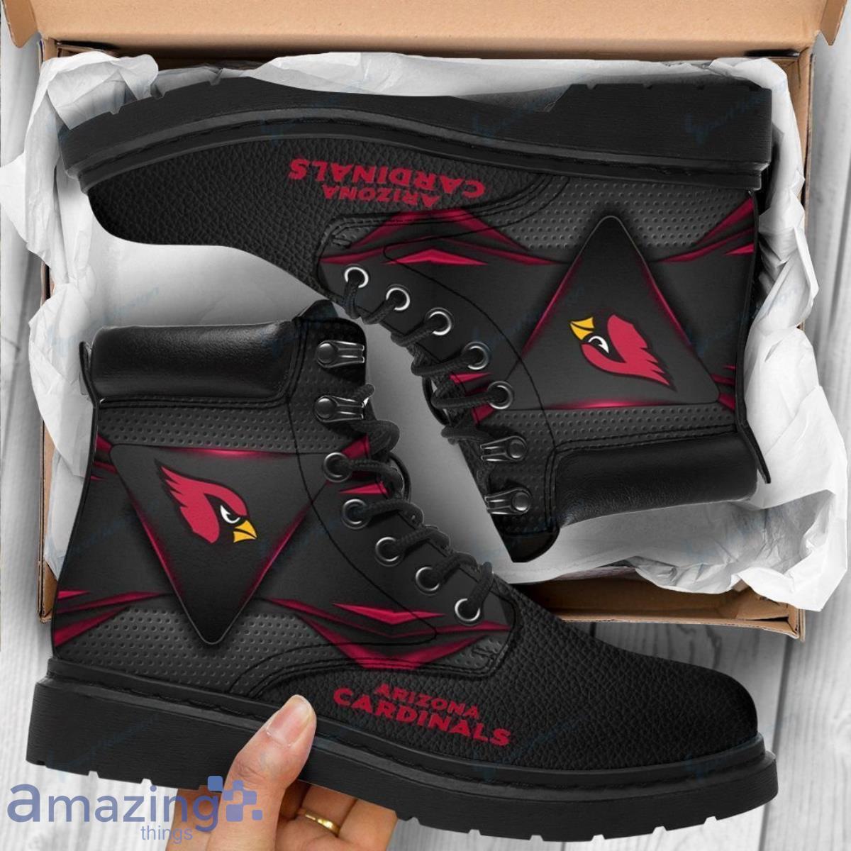 Arizona Cardinals Football Team Leather Boots For Men Women Best Gift For Fans Product Photo 1