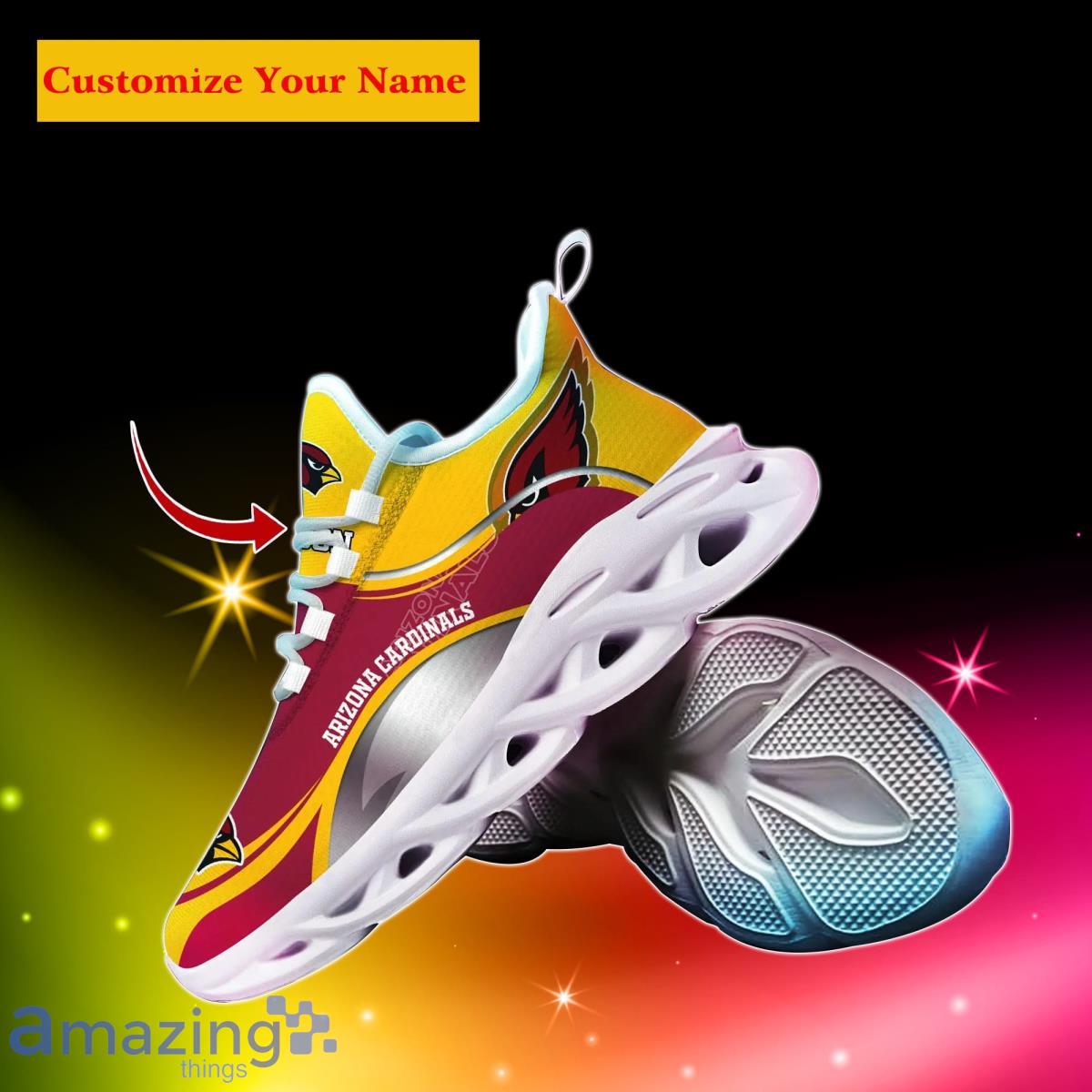 Arizona Cardinals NFL Custom Name Max Soul Shoes Unique Gift For Men Women Fans image Arizona Cardinals NFL Custom Name Max Soul Shoes Unique Gift For Men Women Fans Product Photo 2