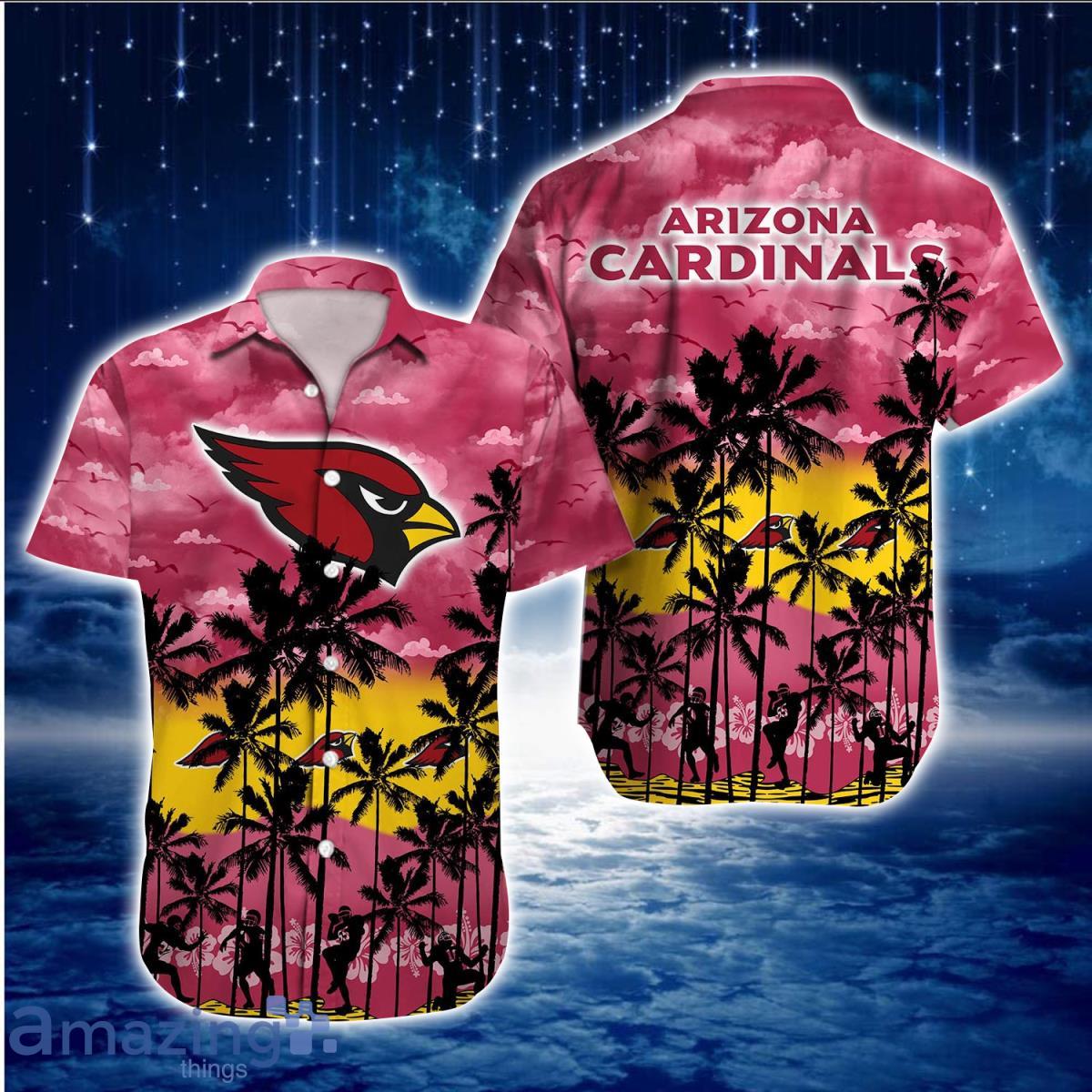 NFL Arizona Cardinals Hawaiian Shirt Vintage Aloha Sunset Gift For