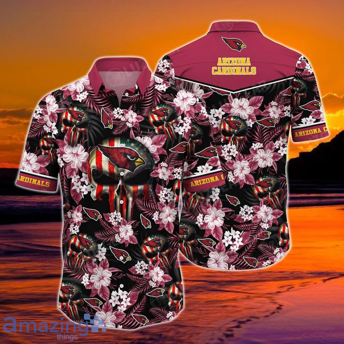 LIMITED] Arizona Cardinals NFL-Summer Hawaiian Shirt And Shorts