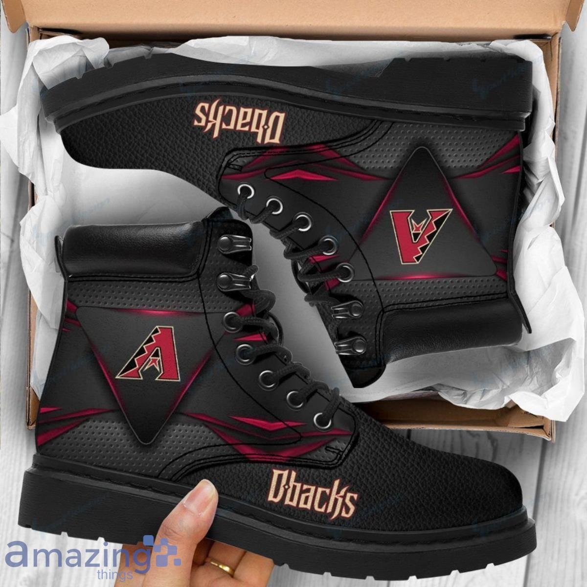 Arizona Diamondbacks Football Team Leather Boots For Men Women Best Gift For Fans Product Photo 1