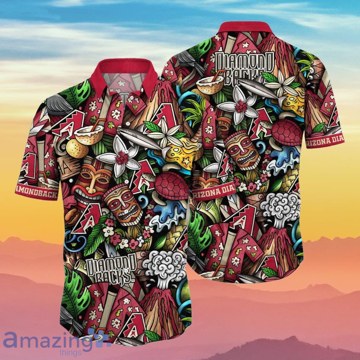 Arizona Diamondbacks MLB Flower Hawaiian Best Gift Idea For Fans Product Photo 1