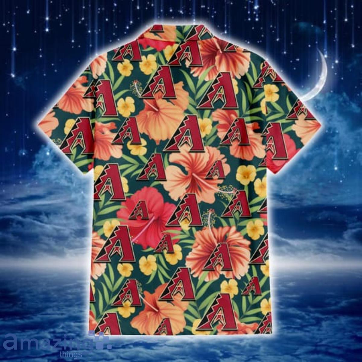 Diamondbacks Hawaiian Shirt Island Pattern Arizona Diamondbacks