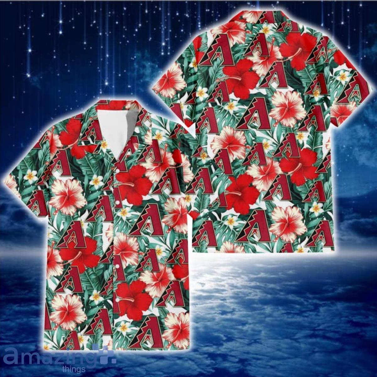 Diamondbacks Hawaiian Shirt Hibiscus Pattern Arizona Diamondbacks Gift in  2023