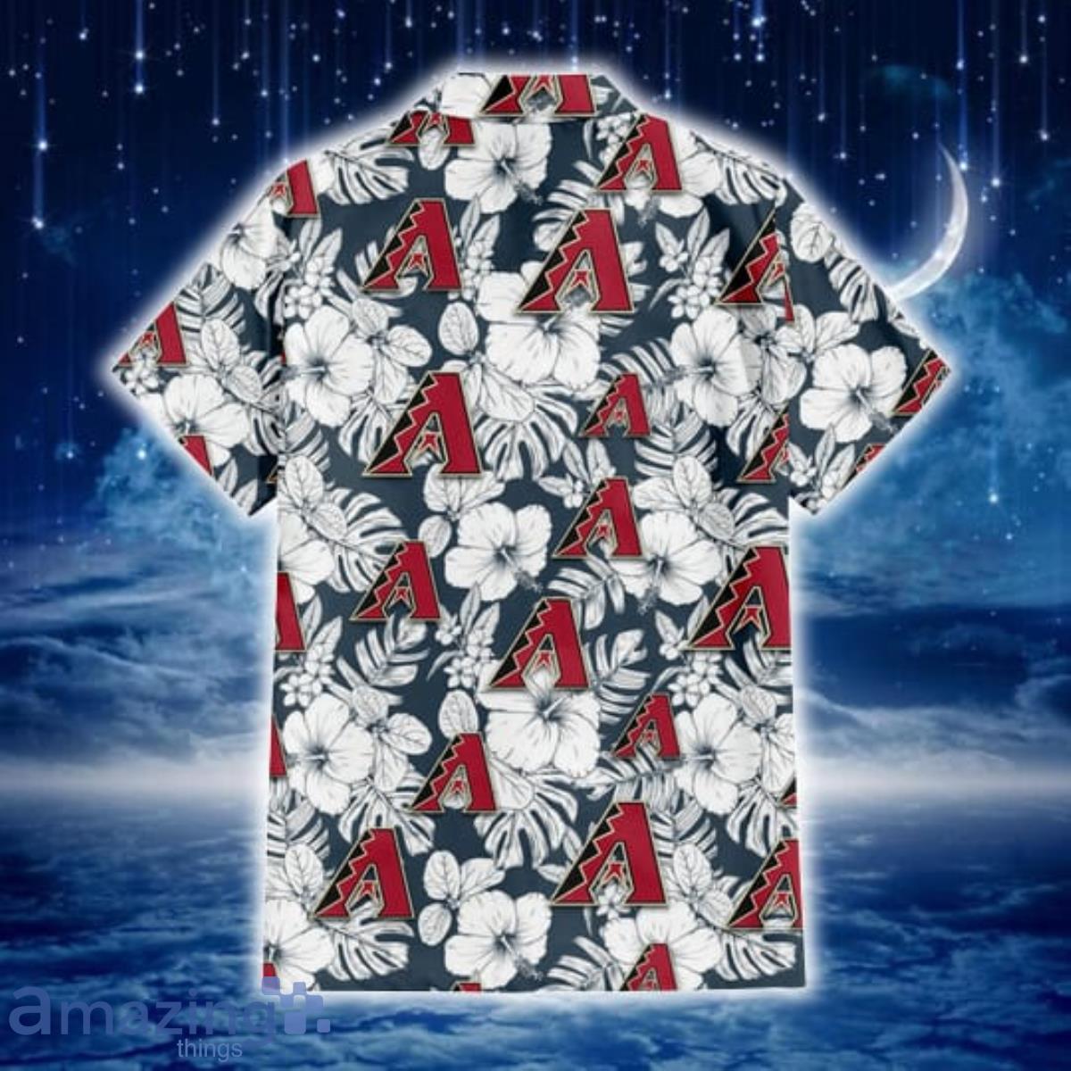 Arizona Diamondbacks Hibiscus Turquoise Banana Leaf 3D Hawaiian Shirt For  Men And Women