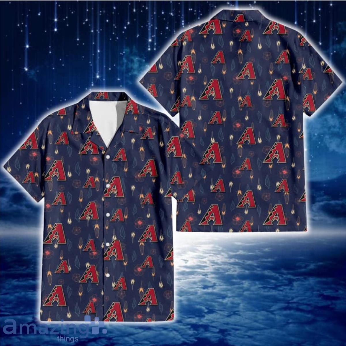 Arizona Diamondbacks Sport Fans Hibiscus All Over Print 3D Hawaiian Shirt -  Freedomdesign