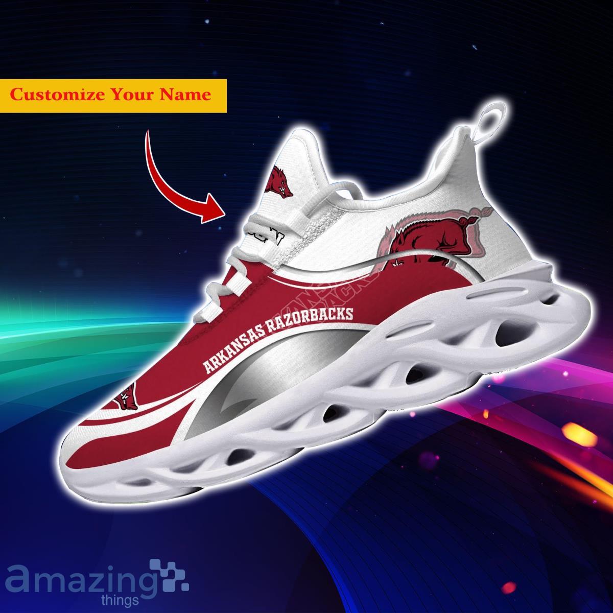 Arkansas Razorbacks NCAA2 Custom Name Max Soul Shoes Unique Gift For Men Women Fans image Arkansas Razorbacks NCAA2 Custom Name Max Soul Shoes Unique Gift For Men Women Fans Product Photo 3
