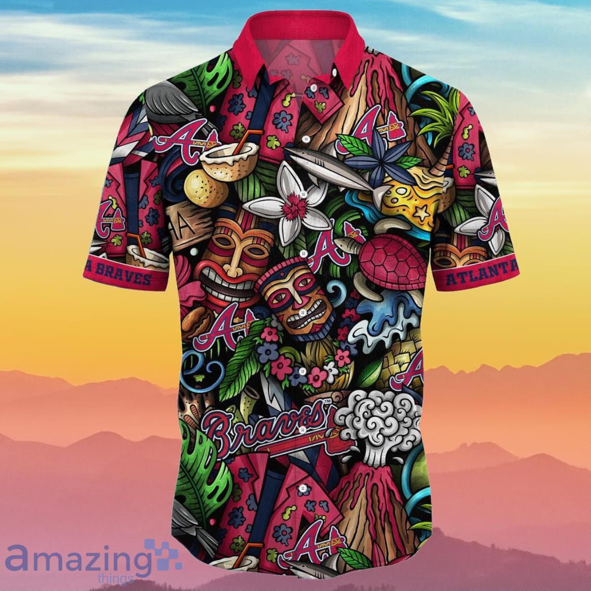 Atlanta Braves MLB Flower Hawaiian Shirt Best Gift For Men And