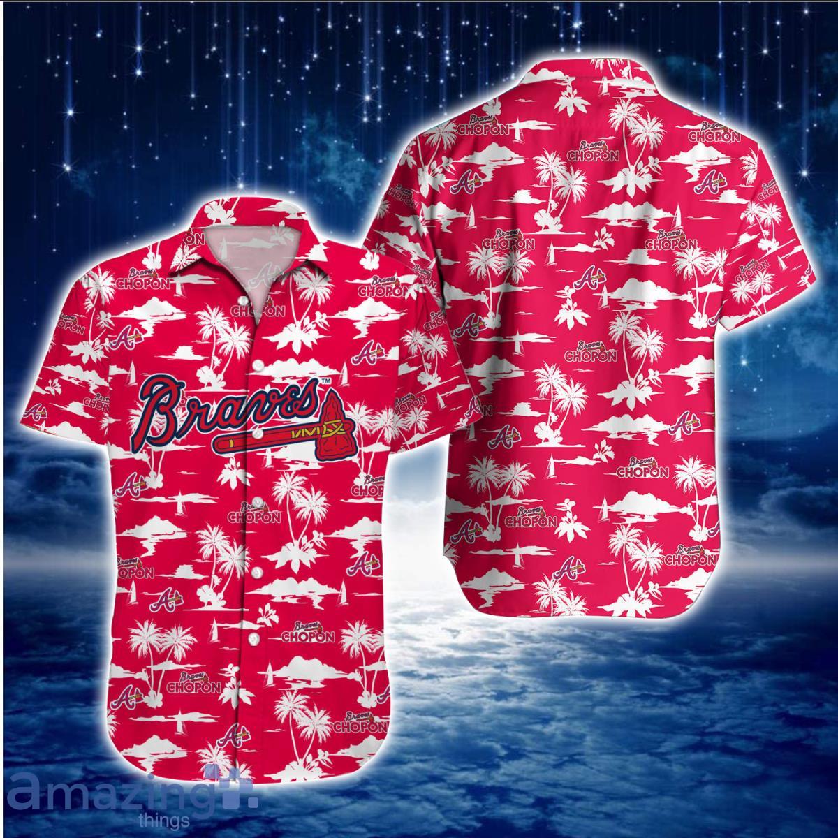 Atlanta Braves Hawaiian Shirt, MLB Aloha Shirt, Baseball Fans Gift