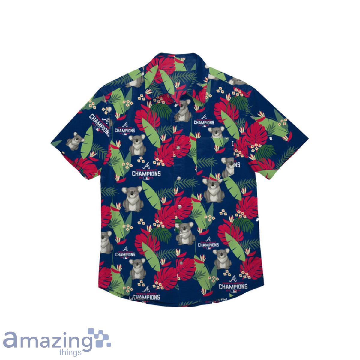 Atlanta Braves MLB World Series Champions Floral Hawaiian Shirt Special Gift For Fans Product Photo 1