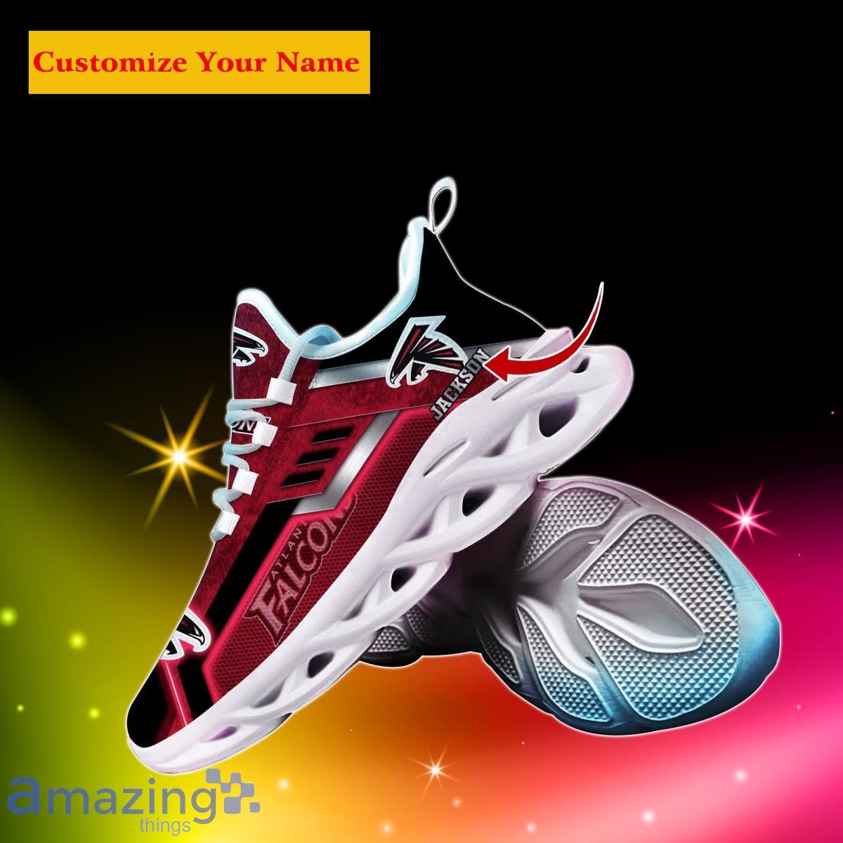 Atlanta Falcons NFL Custom Name Max Soul Shoes Impressive Gift For Men Women Fans image Atlanta Falcons NFL Custom Name Max Soul Shoes Impressive Gift For Men Women Fans Product Photo 2