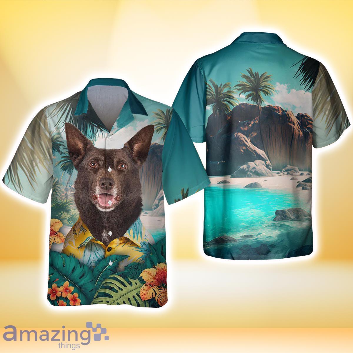 Australian Kelpie All Print 3D Hawaiian Shirt For Men Women image Australian Kelpie All Print 3D Hawaiian Shirt For Men Women Product Photo 3