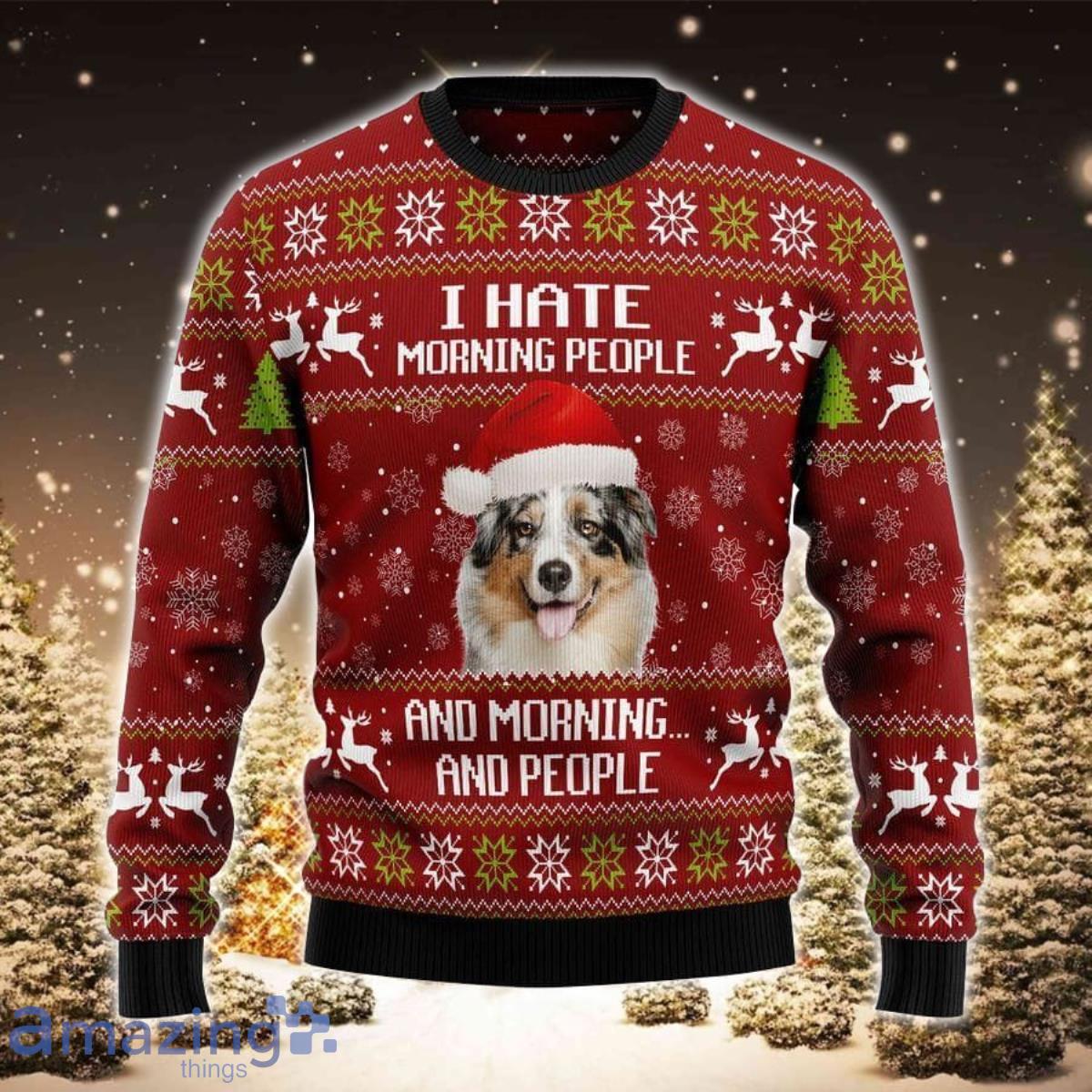 Australian shepherd christmas clearance sweater