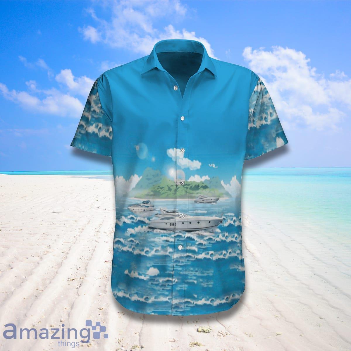 Azimut 68 Hawaiian Shirt And Shorts Best Gift For Men Product Photo 1