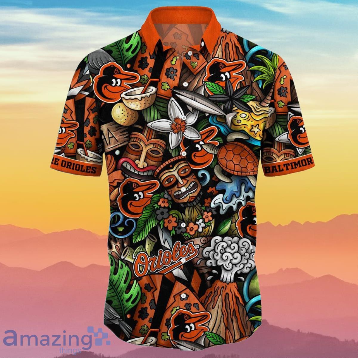 Baltimore Orioles MLB Flower Hawaiian Shirt Best Gift Idea For