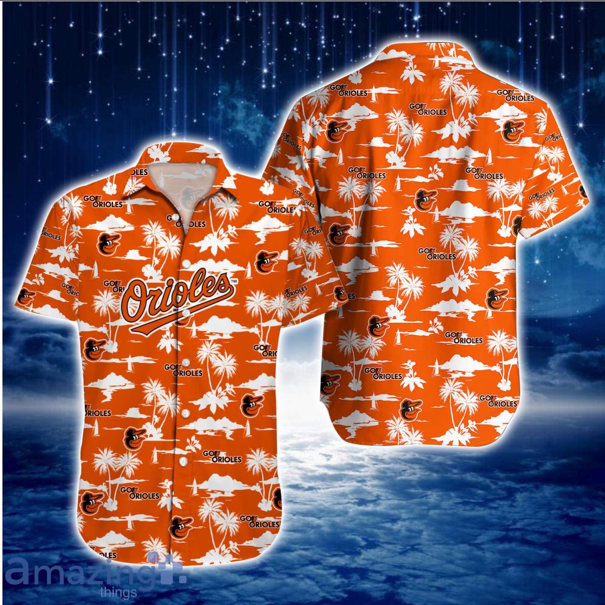 Hawaiian Shirt Baltimore Orioles Orange Pattern Best Hawaiian Shirts