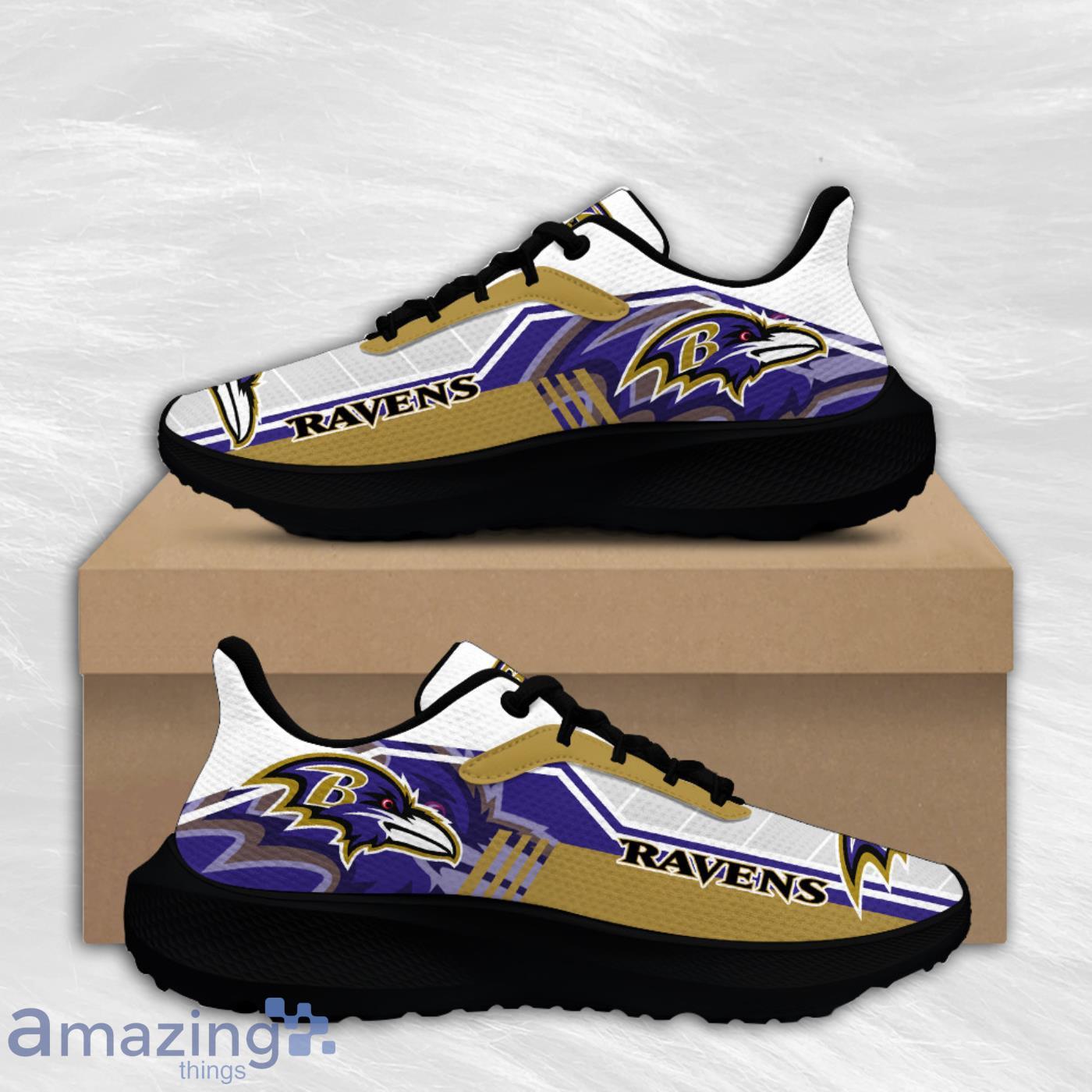 Baltimore Ravens Football Air Mesh Running Shoes Sport Team For Men And Women Product Photo 2