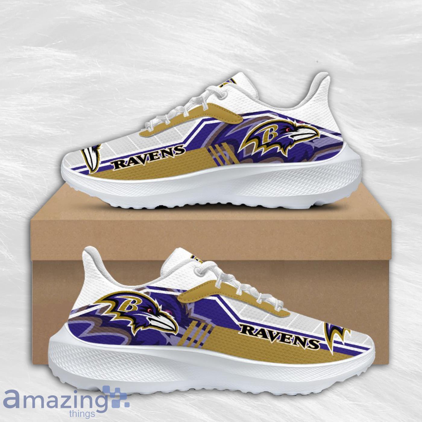 Baltimore Ravens Football Air Mesh Running Shoes Sport Team For Men And Women Product Photo 1
