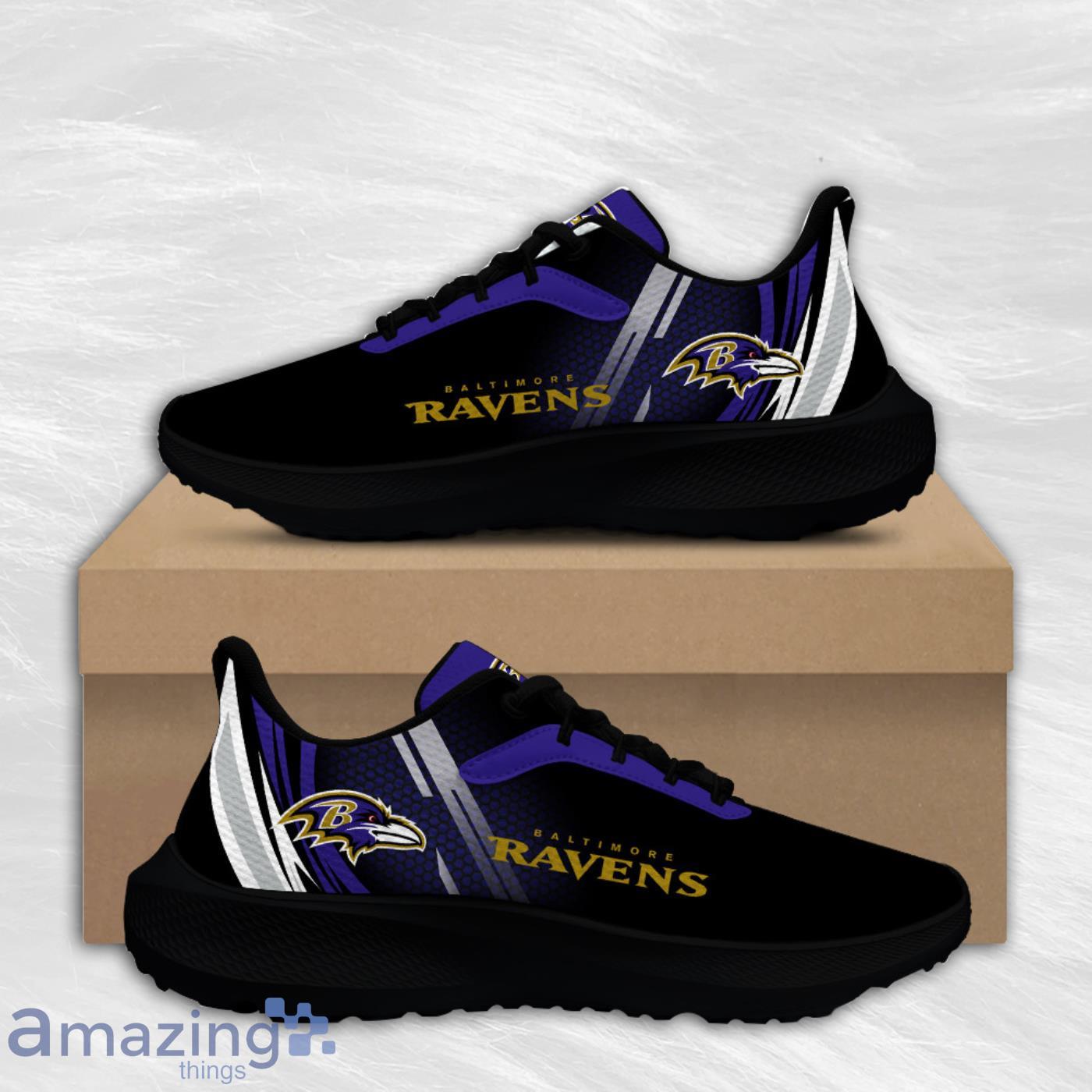 Baltiomore Ravens Air Mesh Running Shoes Special Gift For Sport Fans Product Photo 2