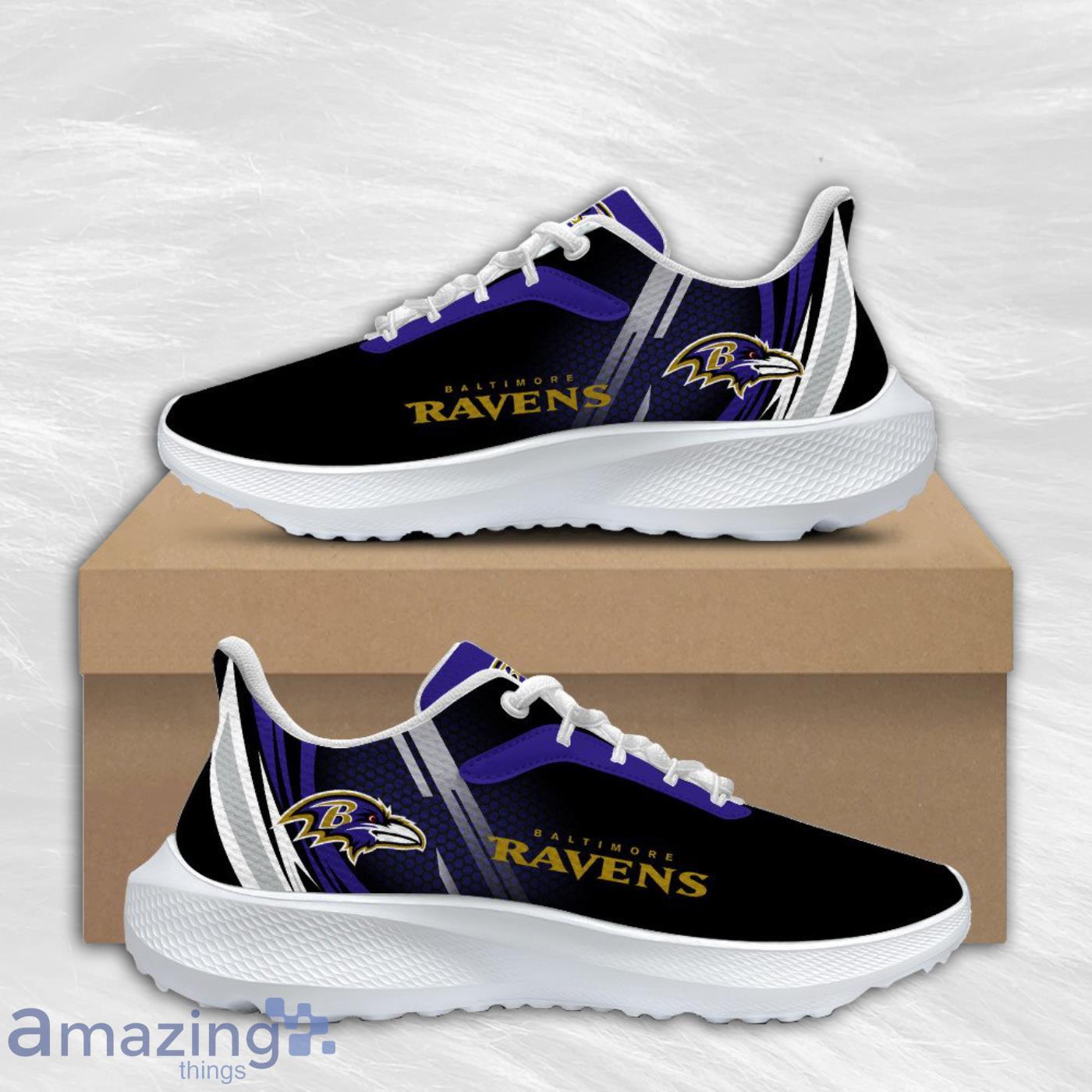 Baltiomore Ravens Air Mesh Running Shoes Special Gift For Sport Fans Product Photo 1