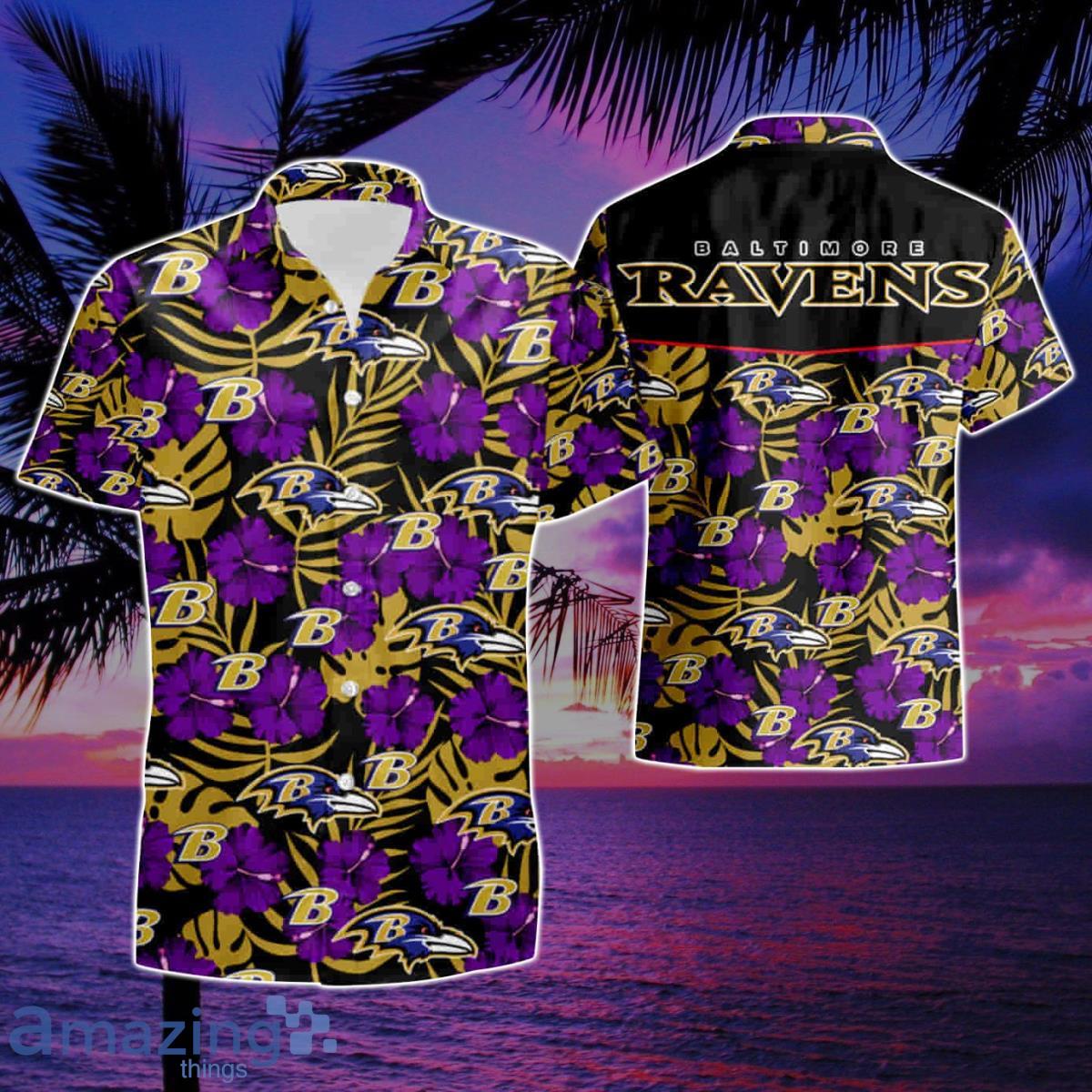 TRENDING] Baltimore Ravens NFL Hawaiian Shirt, Retro Vintage Summer