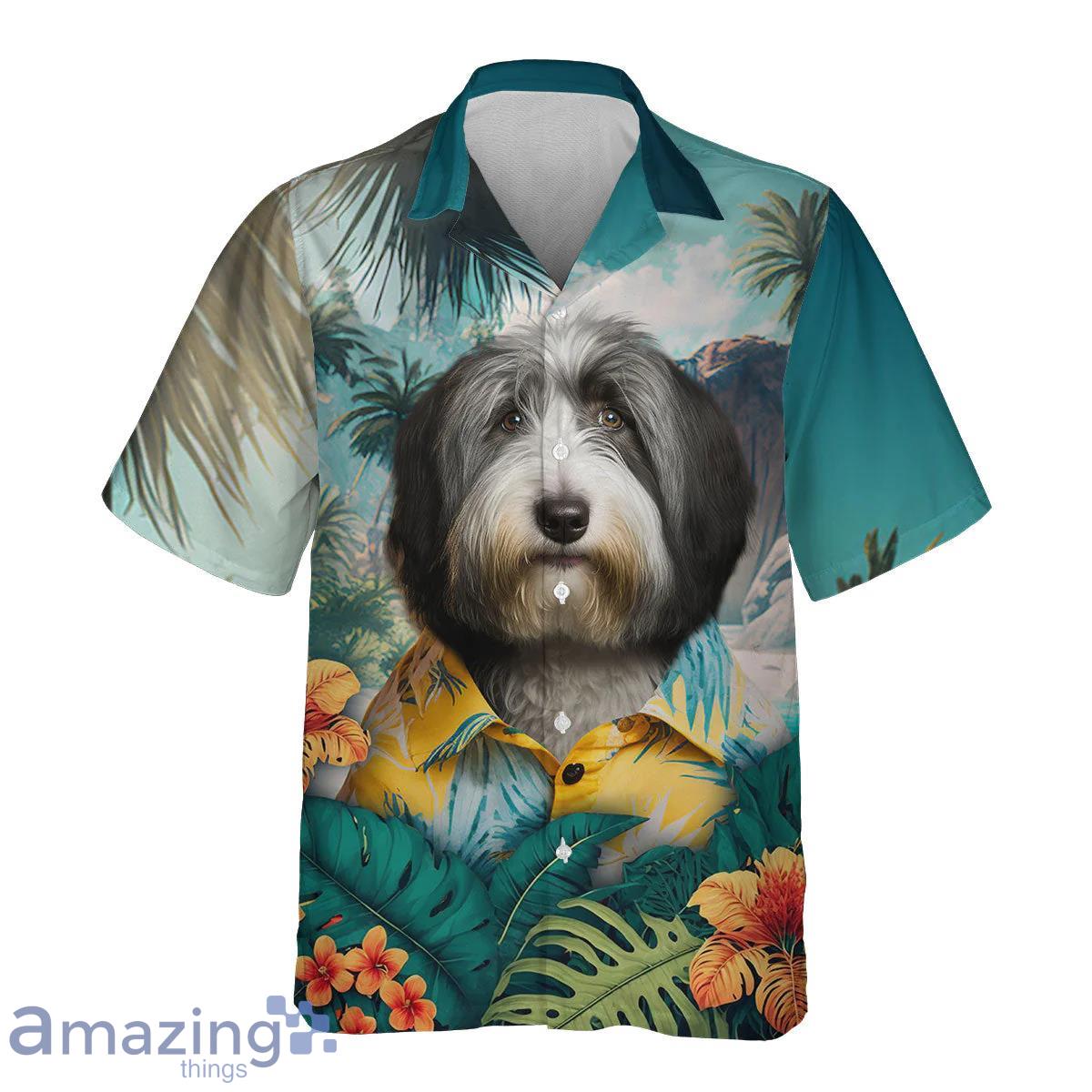 Bearded Collie All Print 3D Hawaiian Shirt For Men Women image Bearded Collie All Print 3D Hawaiian Shirt For Men Women Product Photo 2