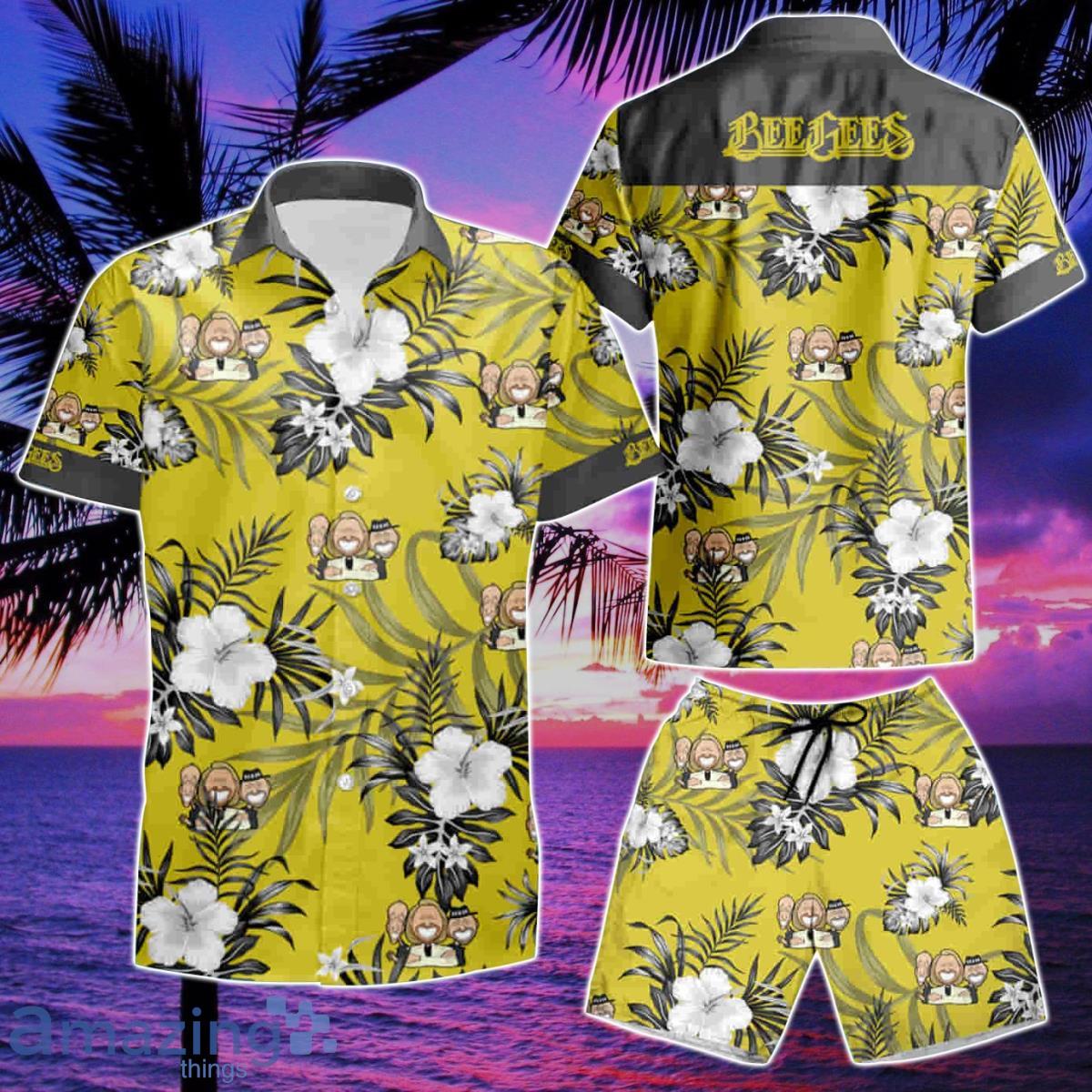 Bee Gees Summer Hawaiian Shirt And Short image Bee Gees Summer Hawaiian Shirt And Short Product Photo 2