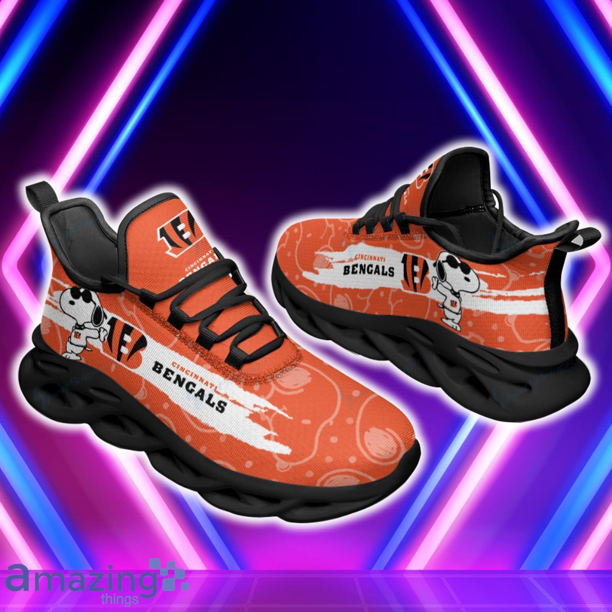 Bengals Football Team Max Soul Shoes Running Sneakers Style Gift For Fans