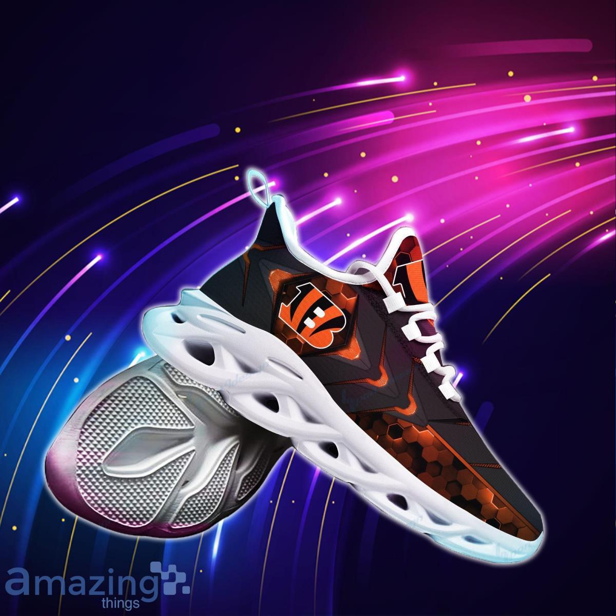 Bengals Football Team Max Soul Shoes Running Sneakers Style Gift For Fans