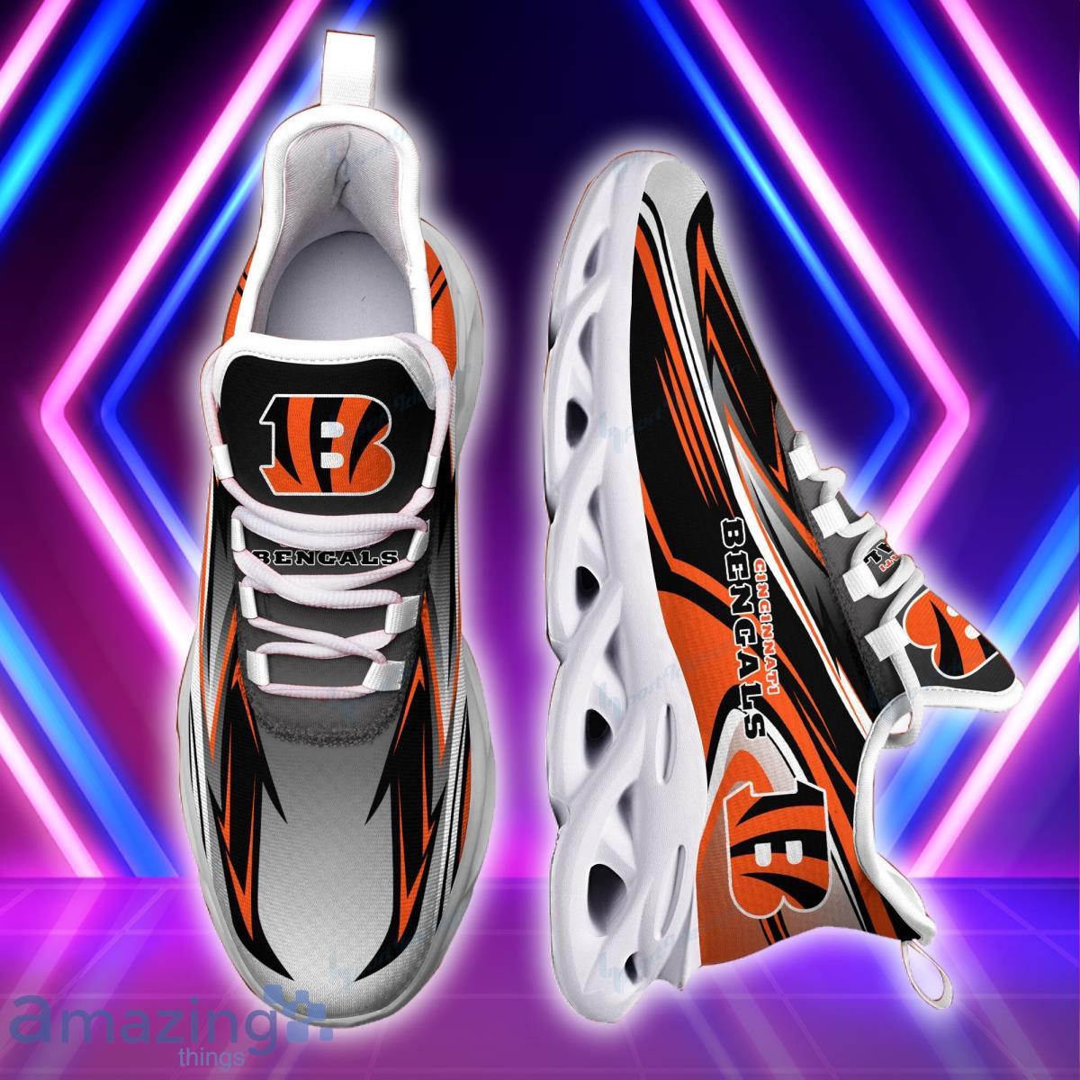 Bengals Football Team Max Soul Shoes Running Sneakers Style Gift For Fans