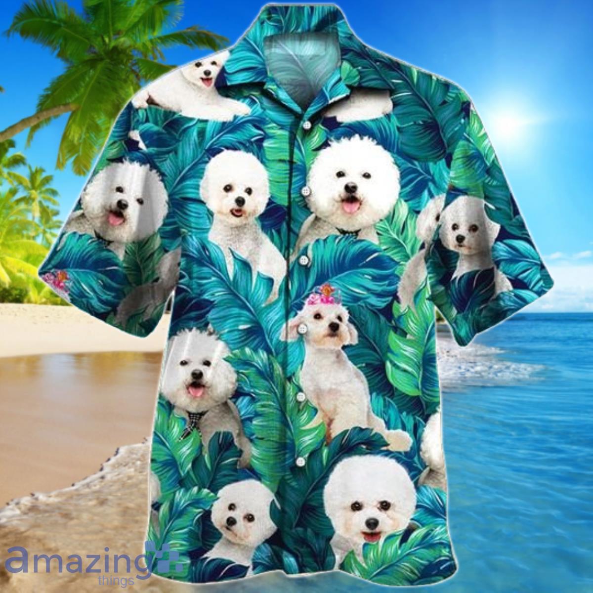 Bichon Frise Dog Lovers Hawaiian Shirt For Men And Women Product Photo 1 Bichon Frise Dog Lovers Hawaiian Shirt For Men And Women Product Photo 1