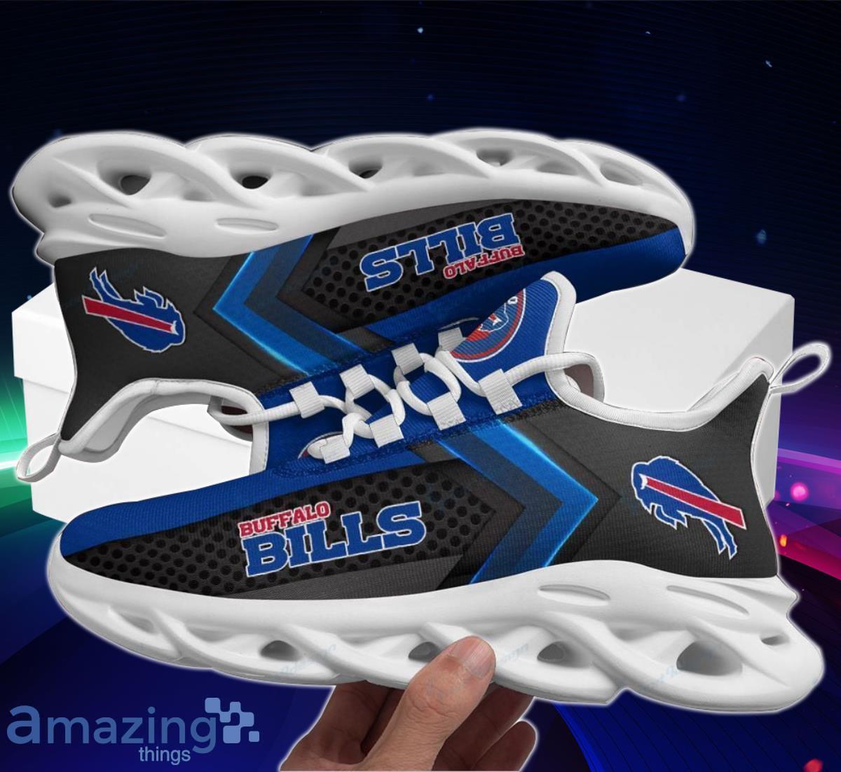 Buffalo Bills Logo Torn Running Sneaker Max Soul Shoes Gift For