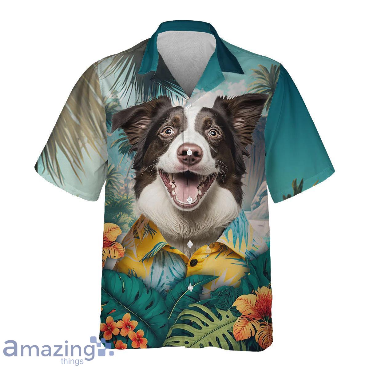 Border Collie All Print 3D Hawaiian Shirt For Men Women image Border Collie All Print 3D Hawaiian Shirt For Men Women Product Photo 2