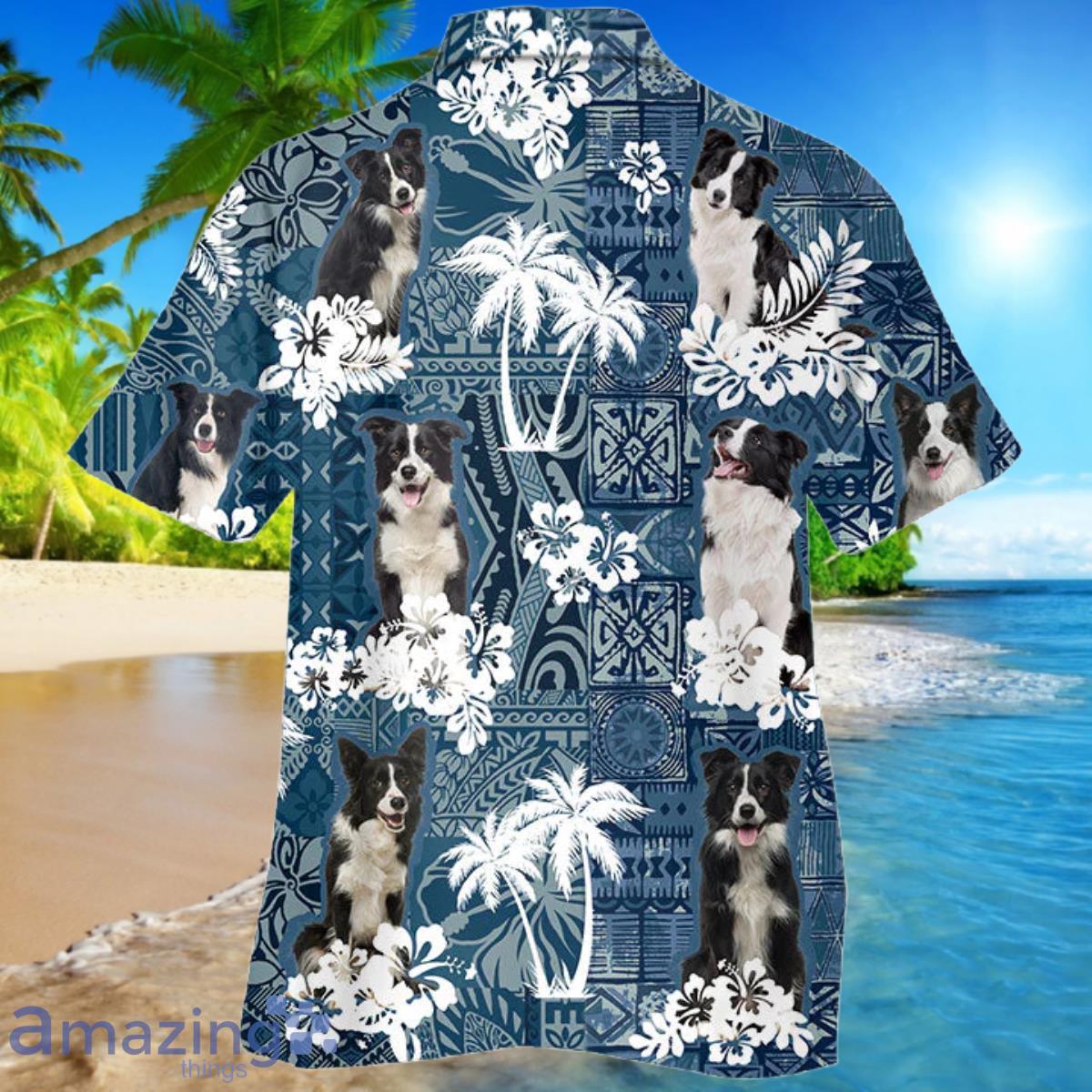 border collie Hawaiian Tropical Plants Pattern Hawaiian Shirt For Men And Women image border collie Hawaiian Tropical Plants Pattern Hawaiian Shirt For Men And Women Product Photo 2