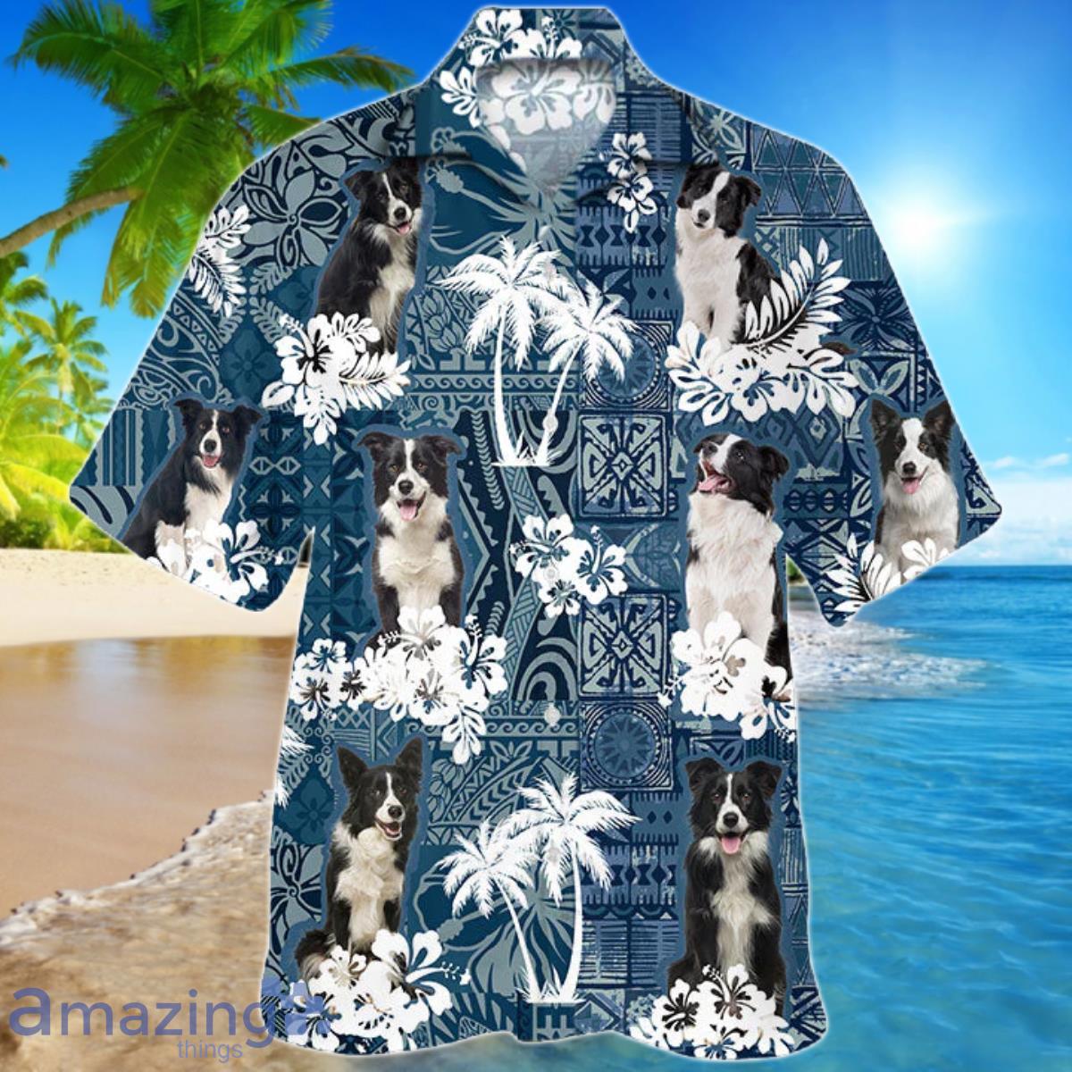 border collie Hawaiian Tropical Plants Pattern Hawaiian Shirt For Men And Women Product Photo 1 border collie Hawaiian Tropical Plants Pattern Hawaiian Shirt For Men And Women Product Photo 1