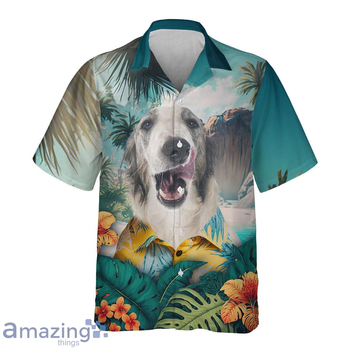 Borzoi All Print 3D Hawaiian Shirt Best Gift For Dog Lovers image Borzoi All Print 3D Hawaiian Shirt Best Gift For Dog Lovers Product Photo 2