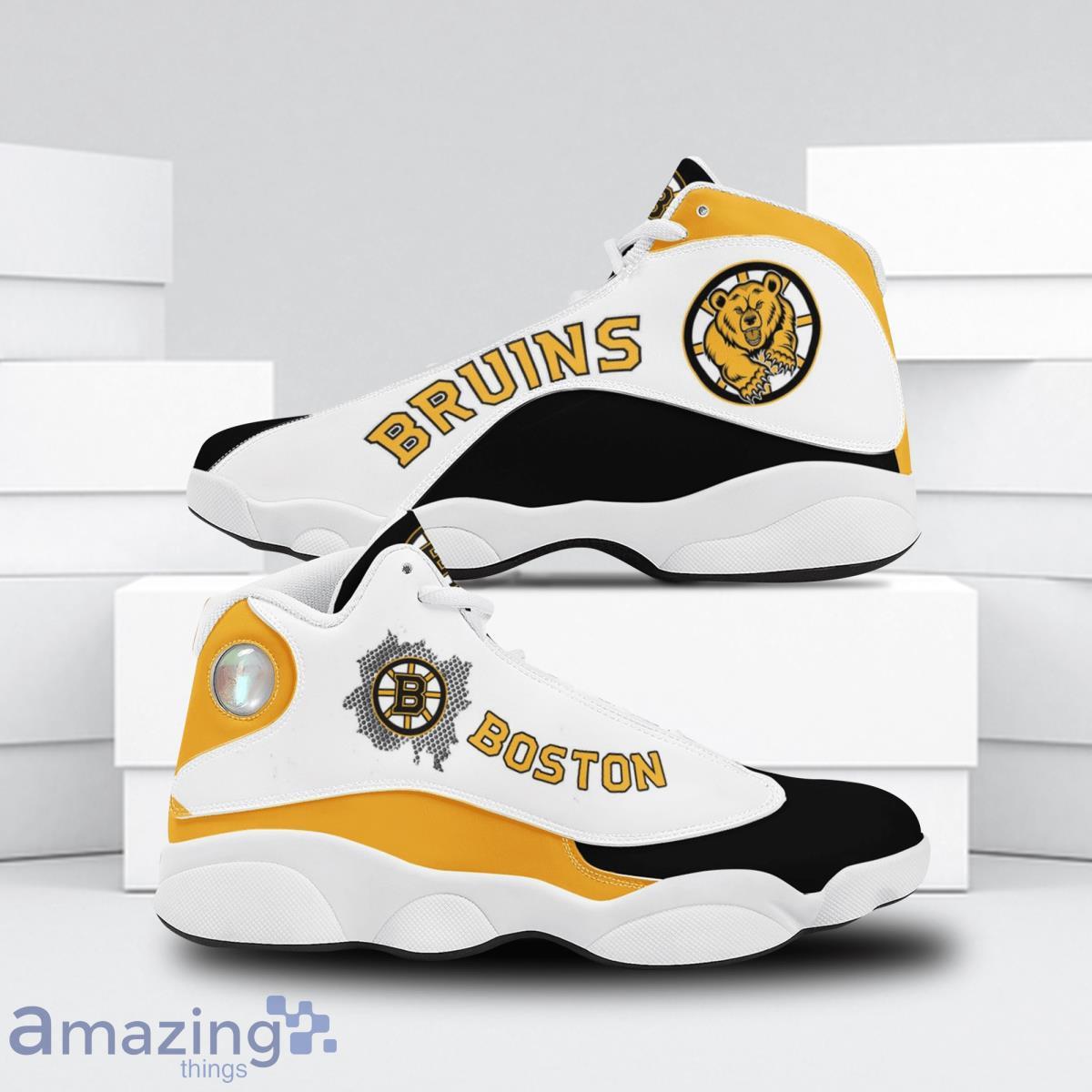 30% OFF Boston Bruins Sneakers Big Logo Yeezy Shoes – 4 Fan Shop