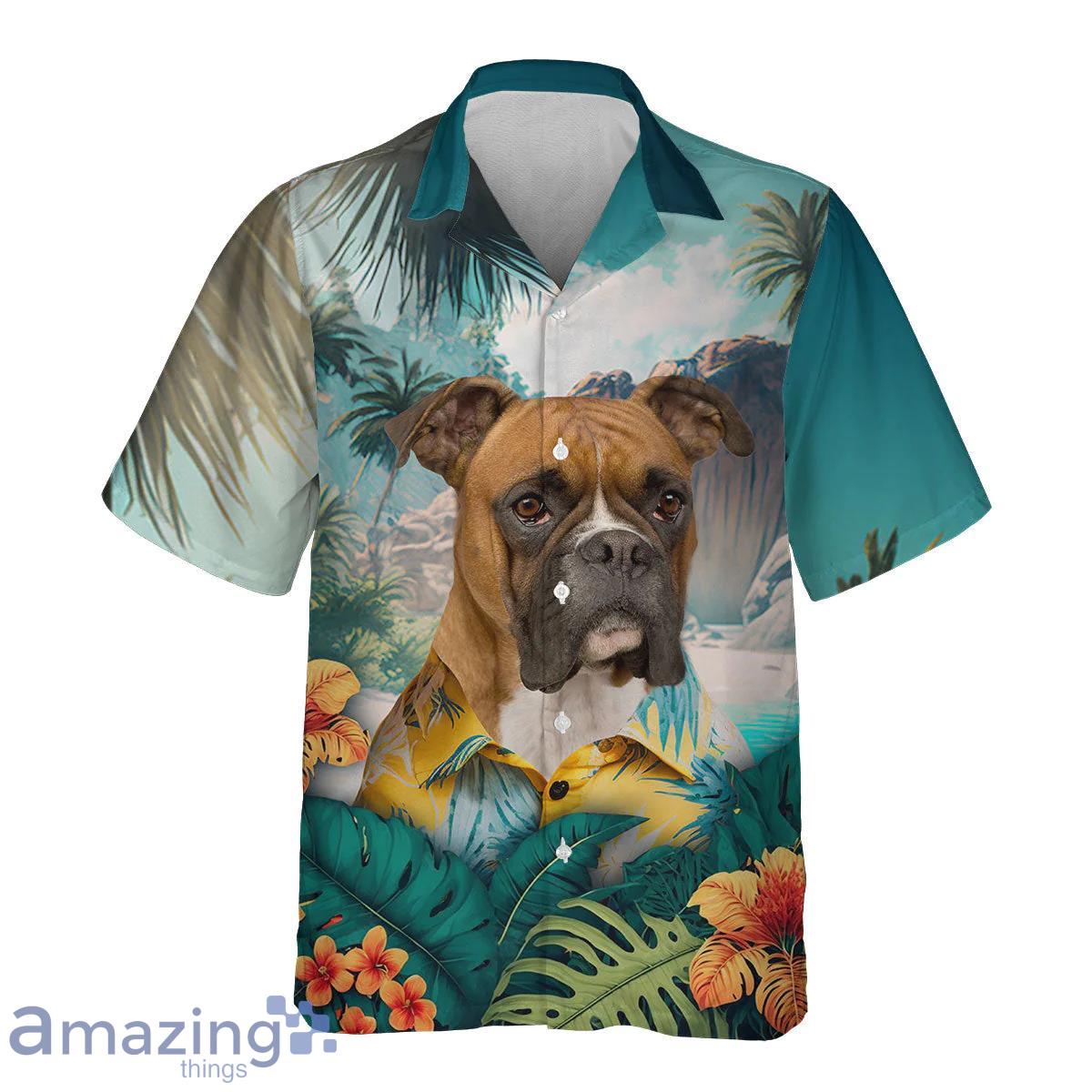 Boxer All Print 3D Hawaiian Shirt Best Gift For Dog Lovers Product Photo 2