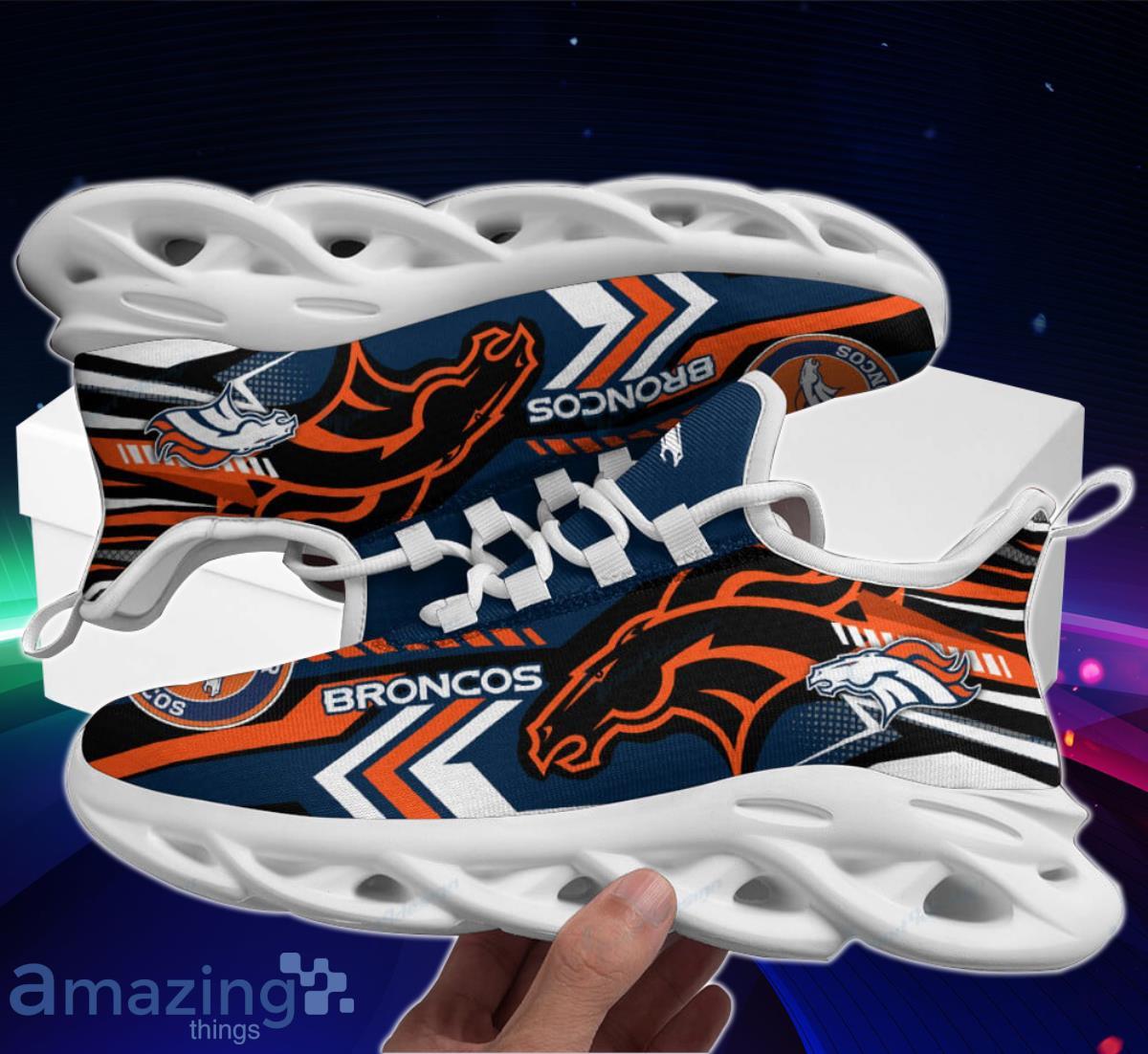 Broncos Football Team Max Soul Shoes Running Sneakers Best Gift For Men  Women Fans