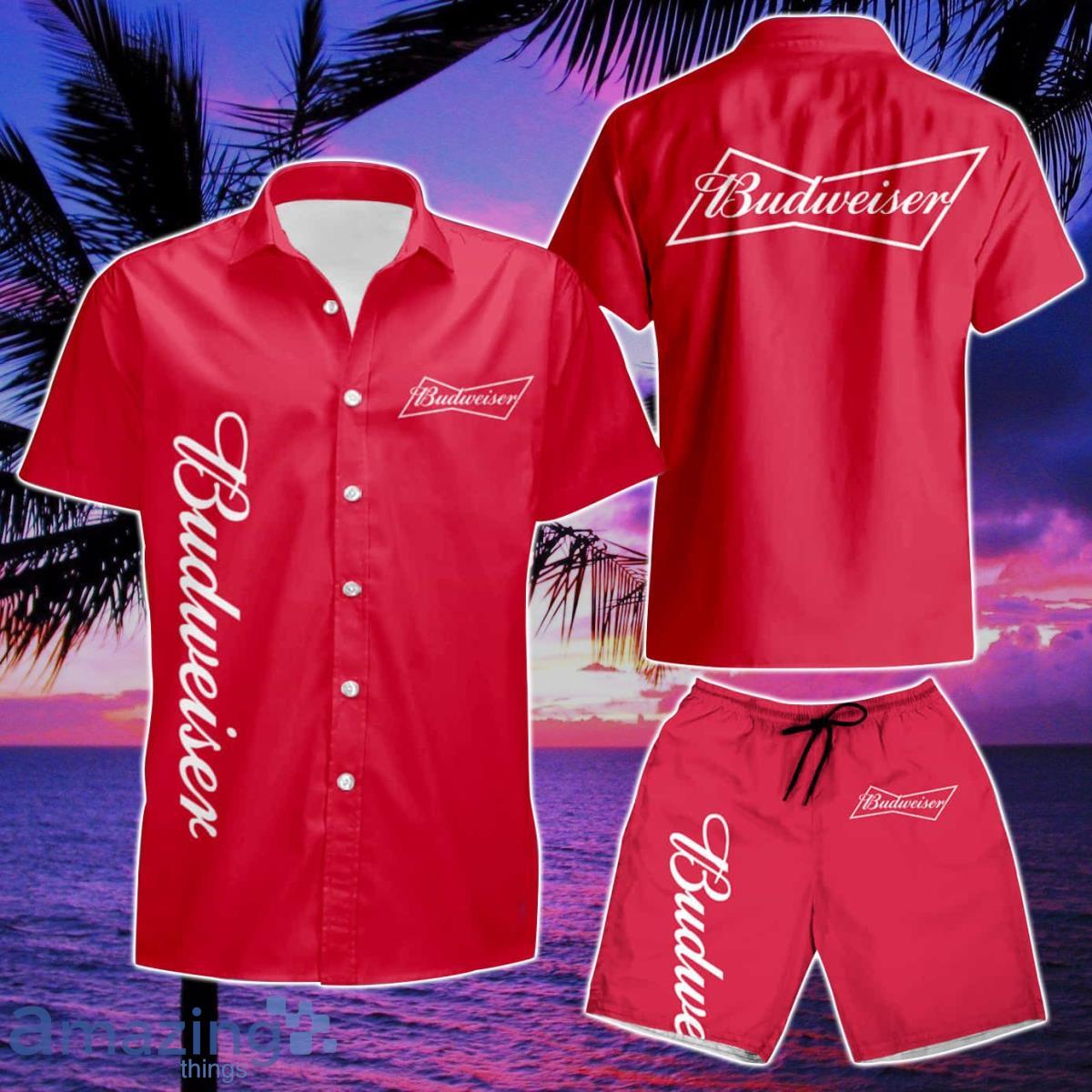Budweiser 2023 Summer Hawaiian Shirt And Short Product Photo 2