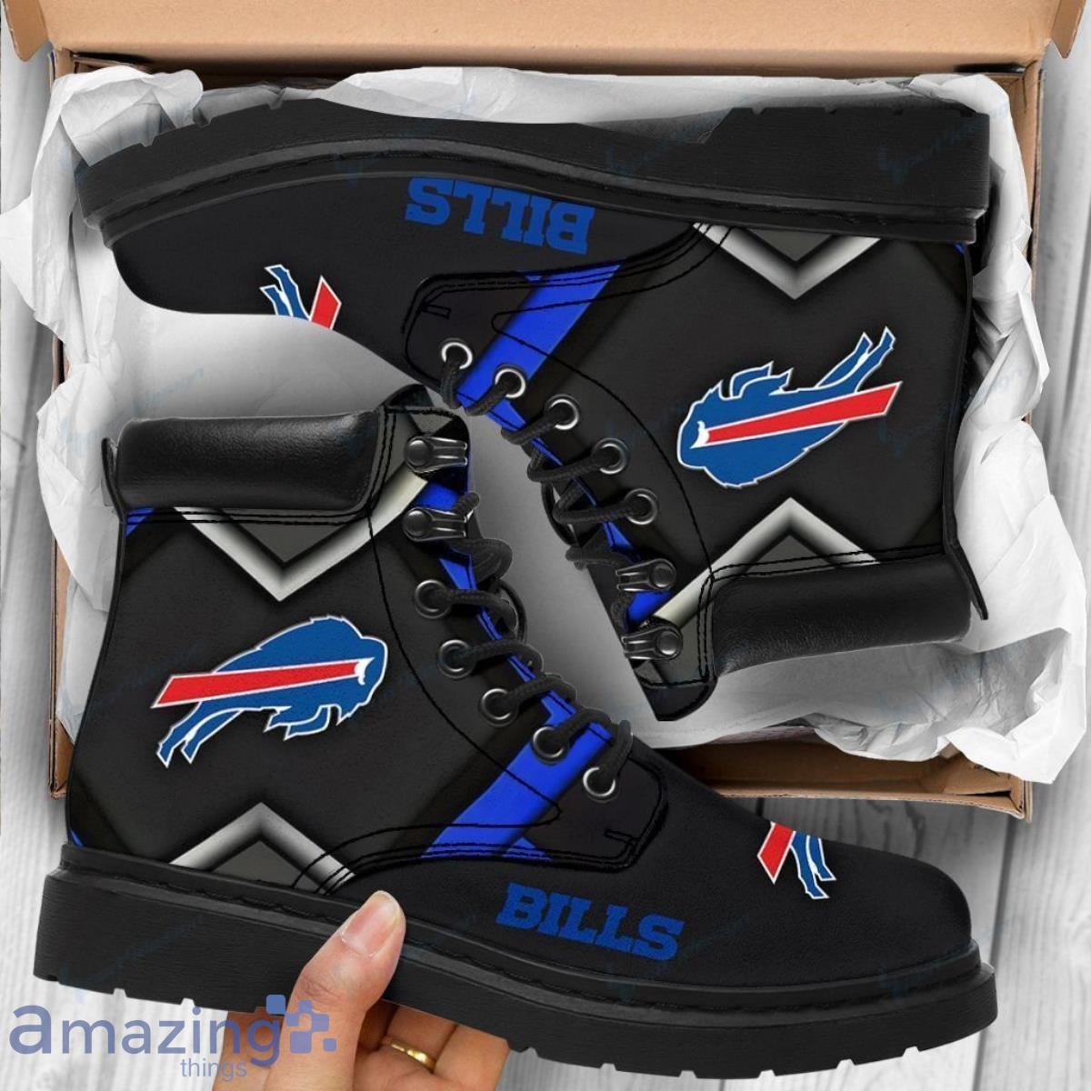 Buffalo Bills Football Team Leather Boots For Men Women Best Gift For Fans Product Photo 1
