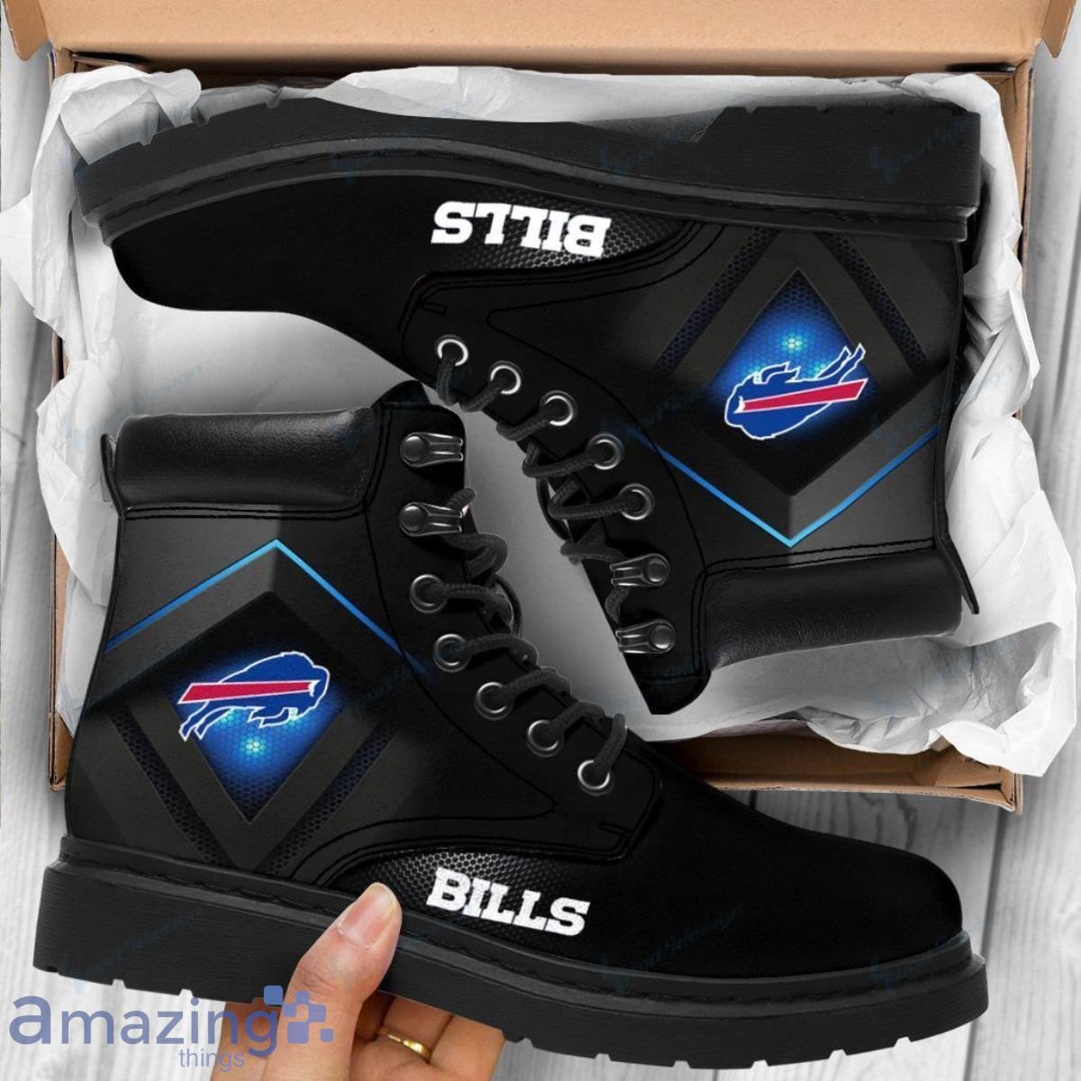 Buffalo Bills Football Team Leather Boots For Men Women Special Gift For Fans Product Photo 1