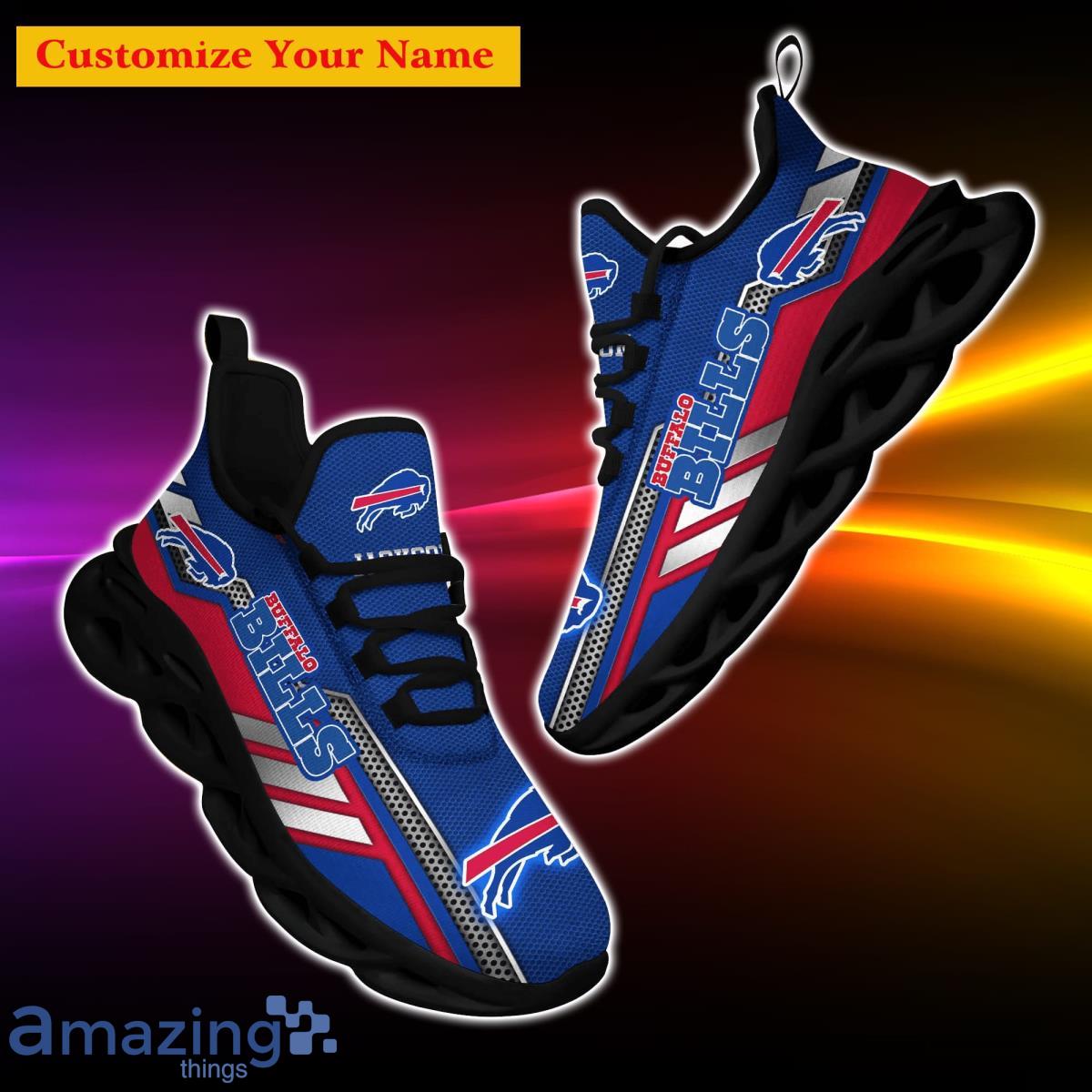 Buffalo Bills Custom Name Men And Women Max Soul Shoes