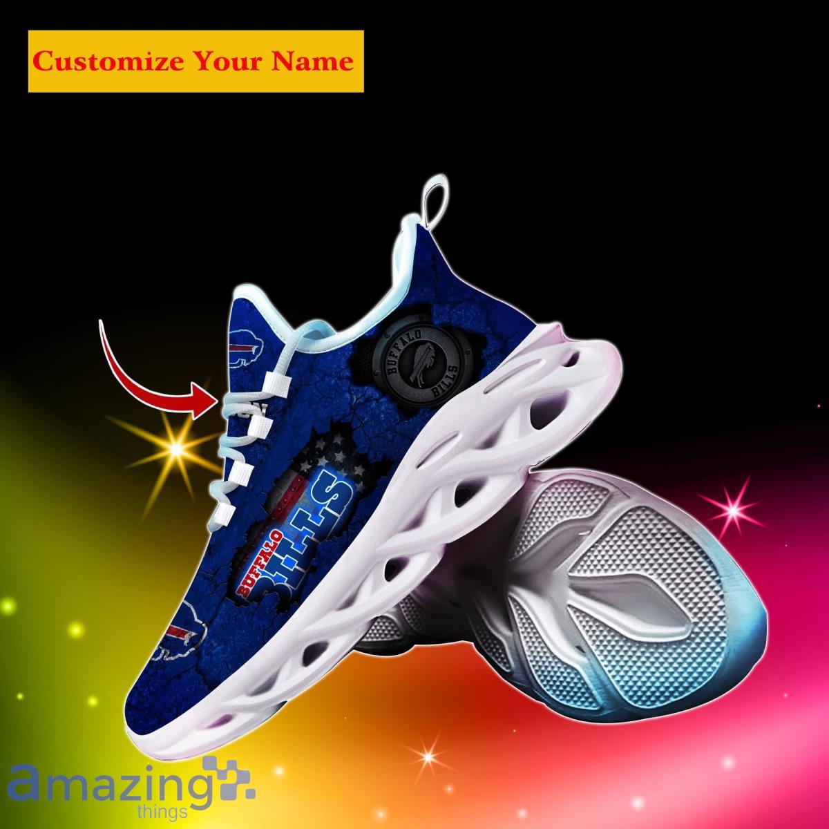 Buffalo Bills Personalized Name NFL Max Soul Shoes Men And Women For Fans