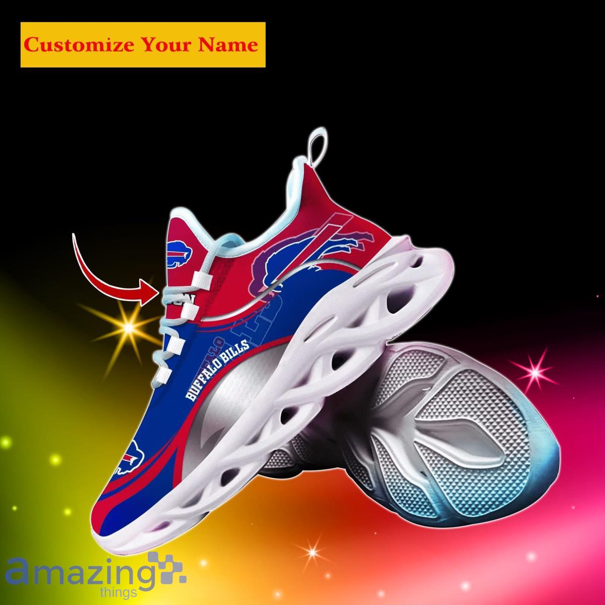 Buffalo Bills NFL Custom Name Unique Max Soul Shoes Gift For Fans