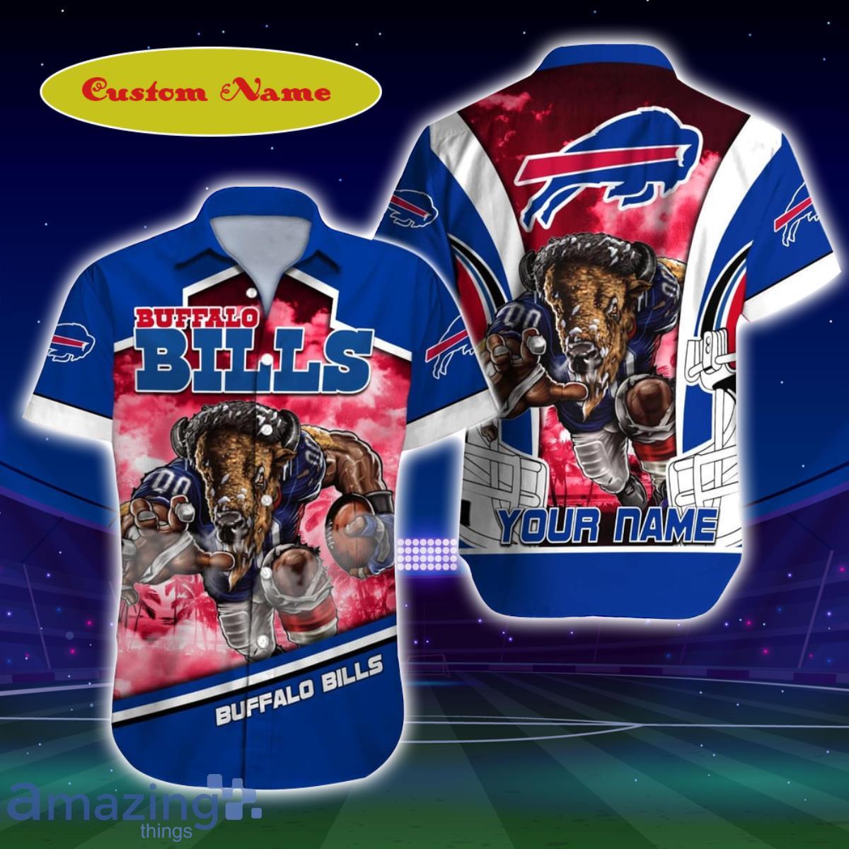 Buffalo Bills Logo Custom Name For Fans Hawaiian Shirt