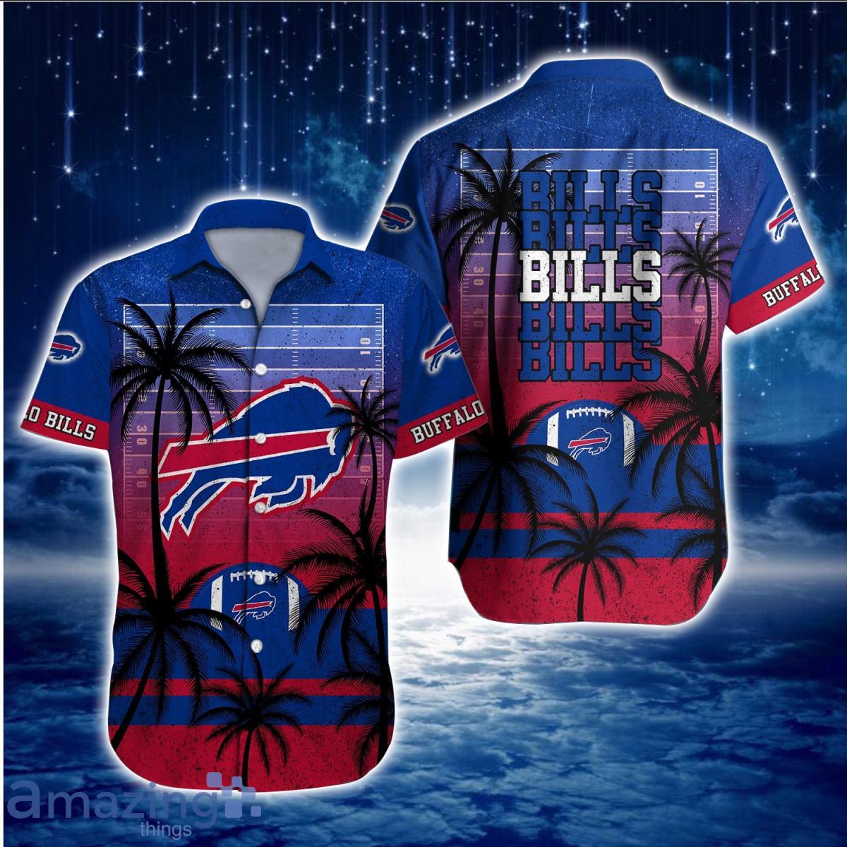 Buffalo Bills Aloha Tropical Hawaiian Shirt For Men And Women